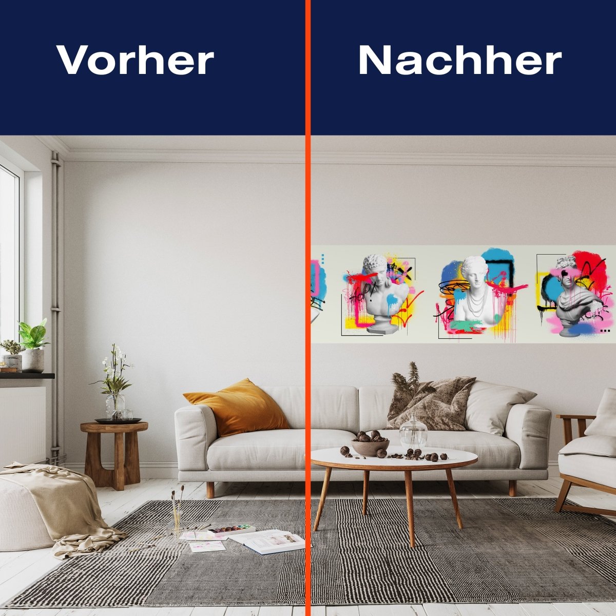 Panorama-Fototapete Abstrakte Plastiken M0105 - Bild 3 Panorama-Fototapete Abstrakte Plastiken M0105 - Bild 3