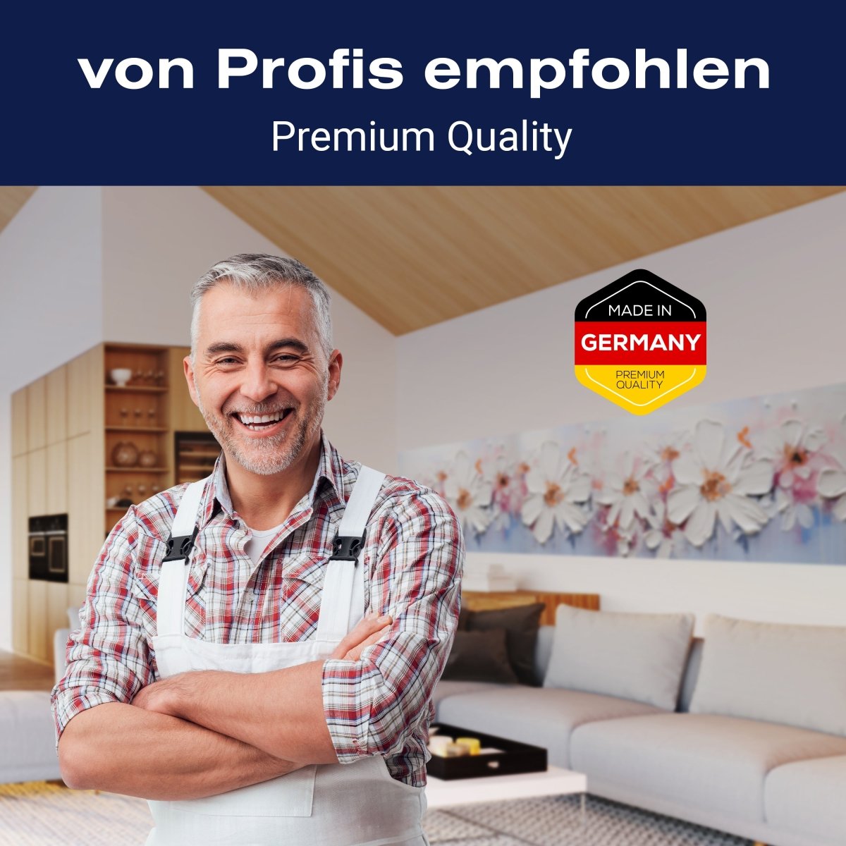 Panorama-Fototapete gemalte Blumen M0108 - Bild 5 Panorama-Fototapete gemalte Blumen M0108 - Bild 5