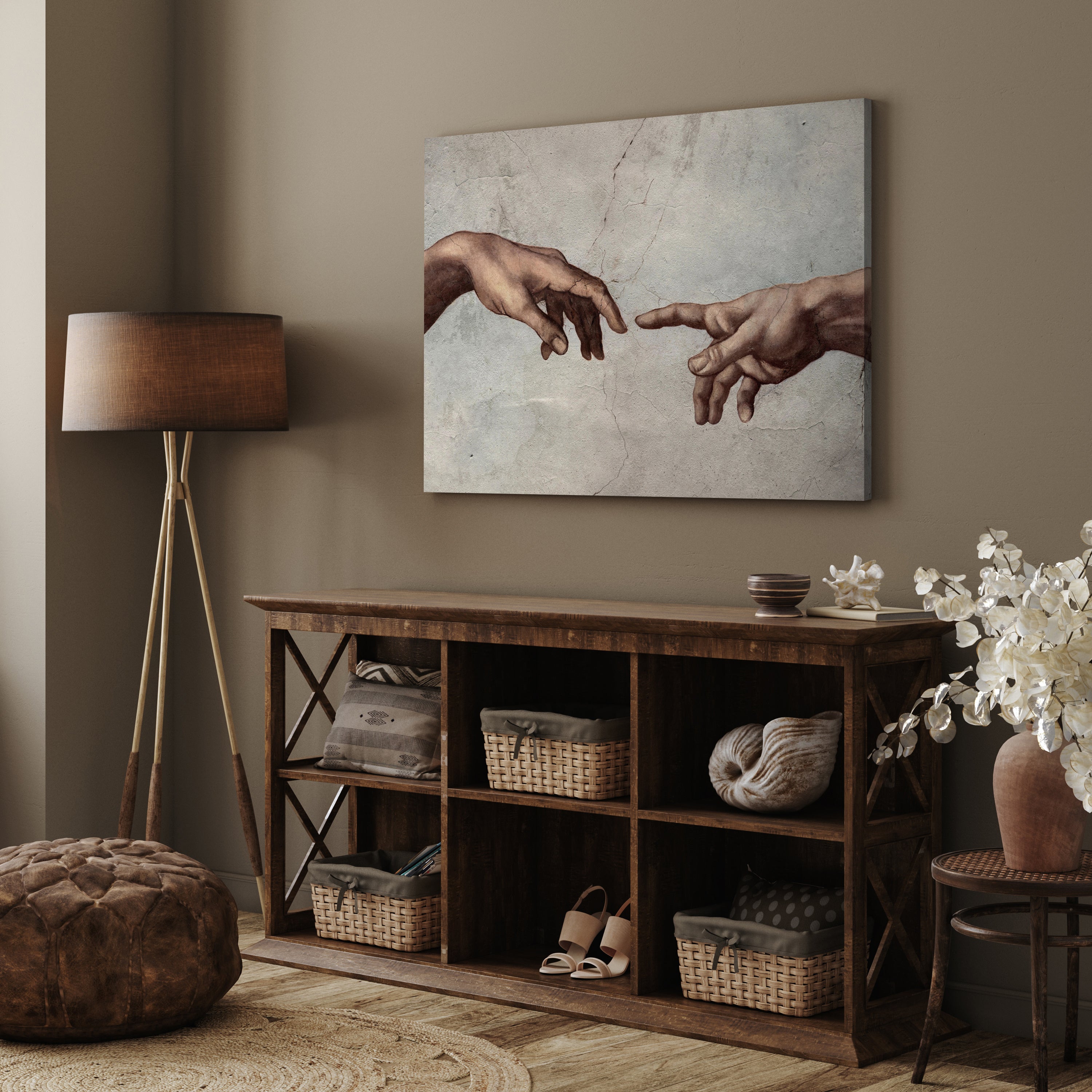 Leinwandbild Kunst & Gemälde, Querformat, DaVinci Hände M0109 kaufen - Bild 3 Leinwandbild Kunst & Gemälde, Querformat, DaVinci Hände M0109 kaufen - Bild 3