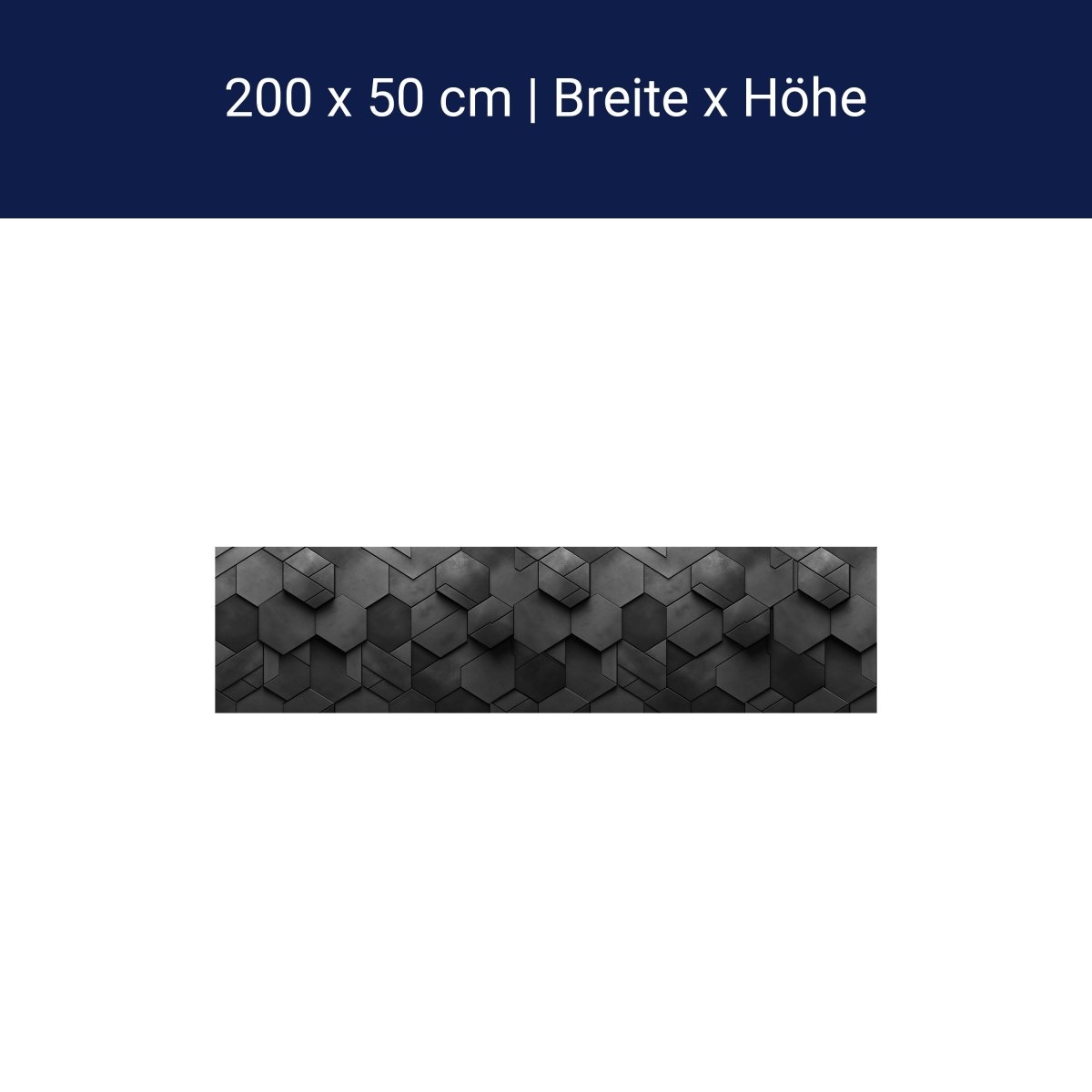 Panorama-Fototapete Graue Waben M0114 Panorama-Fototapete Graue Waben M0114