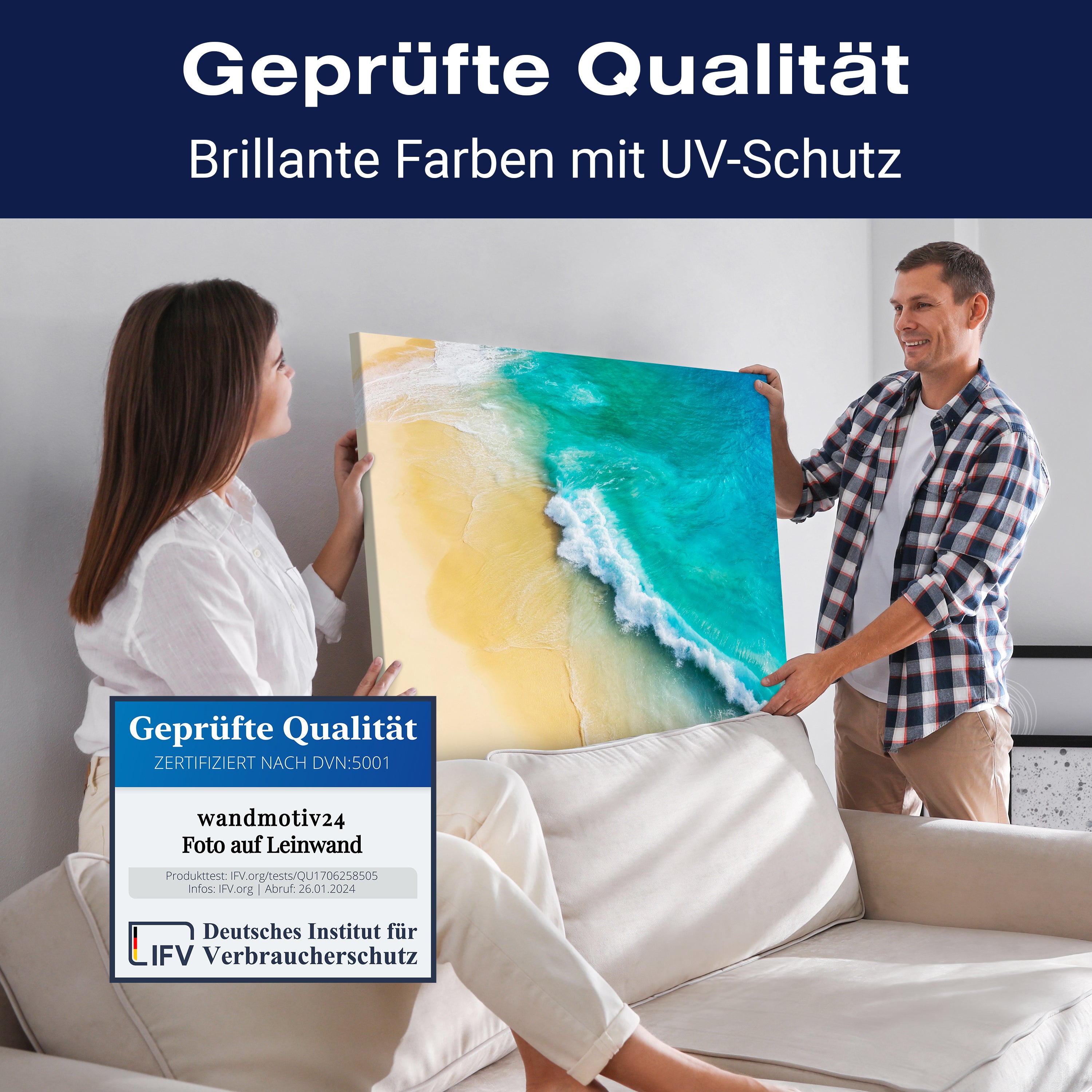 Leinwandbild Meer & Wasser, Querformat, Strand & Meer 2 M0116 kaufen - Bild 4 Leinwandbild Meer & Wasser, Querformat, Strand & Meer 2 M0116 kaufen - Bild 4