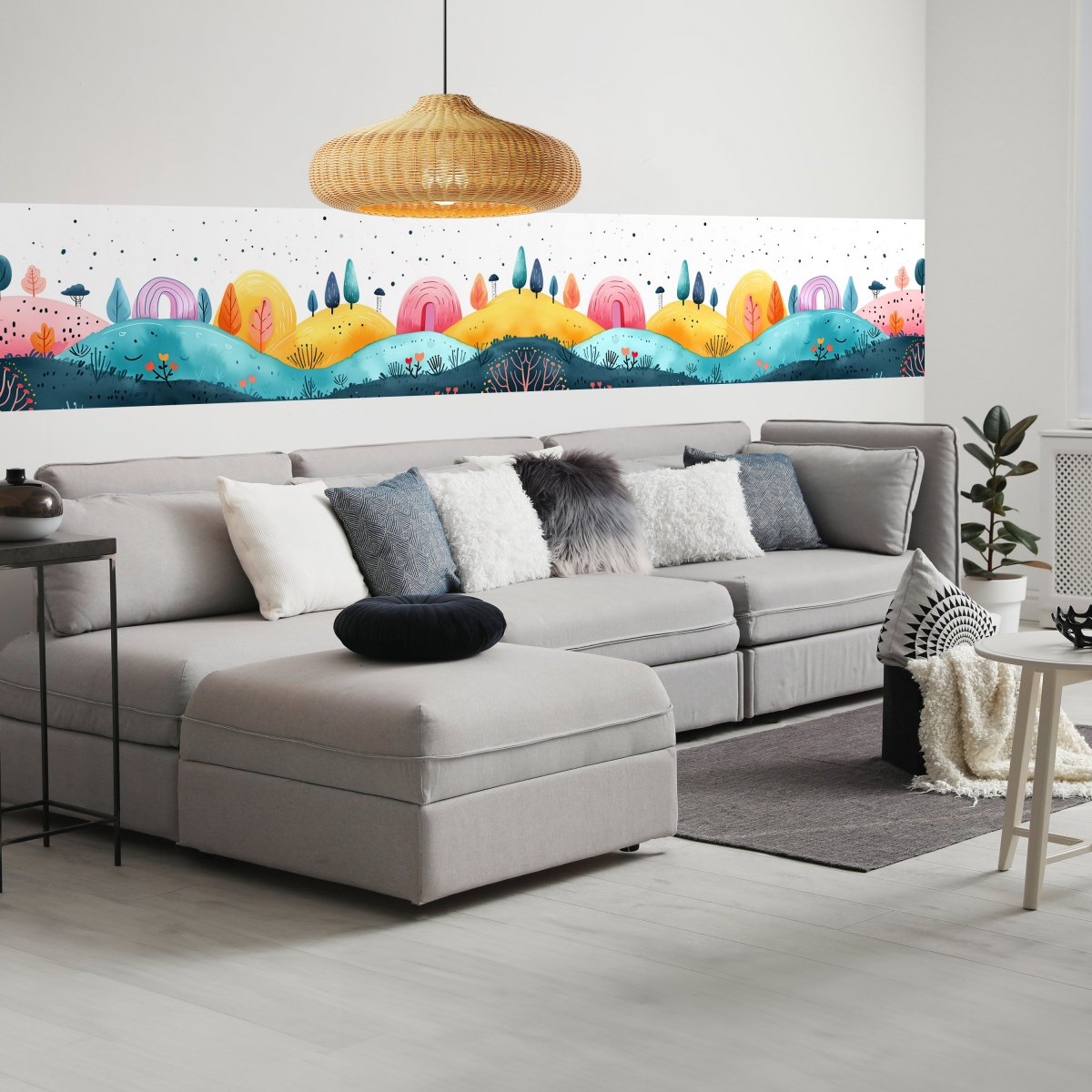 Panorama-Fototapete Buntes Traumland M0119 - Bild 1 Panorama-Fototapete Buntes Traumland M0119 - Bild 1