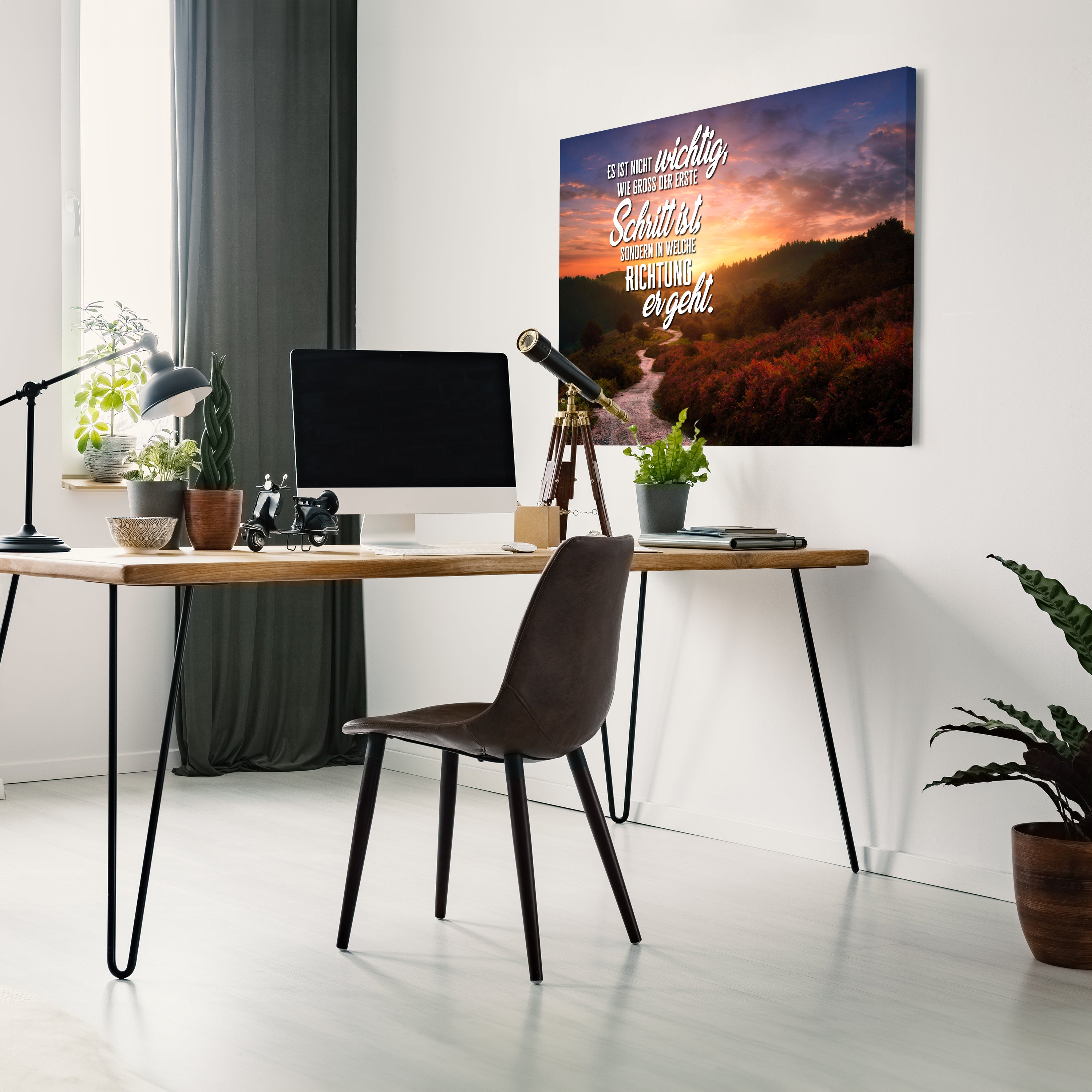 Leinwandbild Motivation, Querformat, der erste Schritt M0120 kaufen - Bild 3 Leinwandbild Motivation, Querformat, der erste Schritt M0120 kaufen - Bild 3