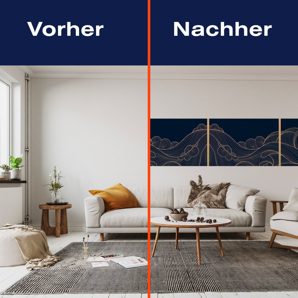 Panorama-Fototapete Japanische Wellen M0120 - Bild 3 Panorama-Fototapete Japanische Wellen M0120 - Bild 3