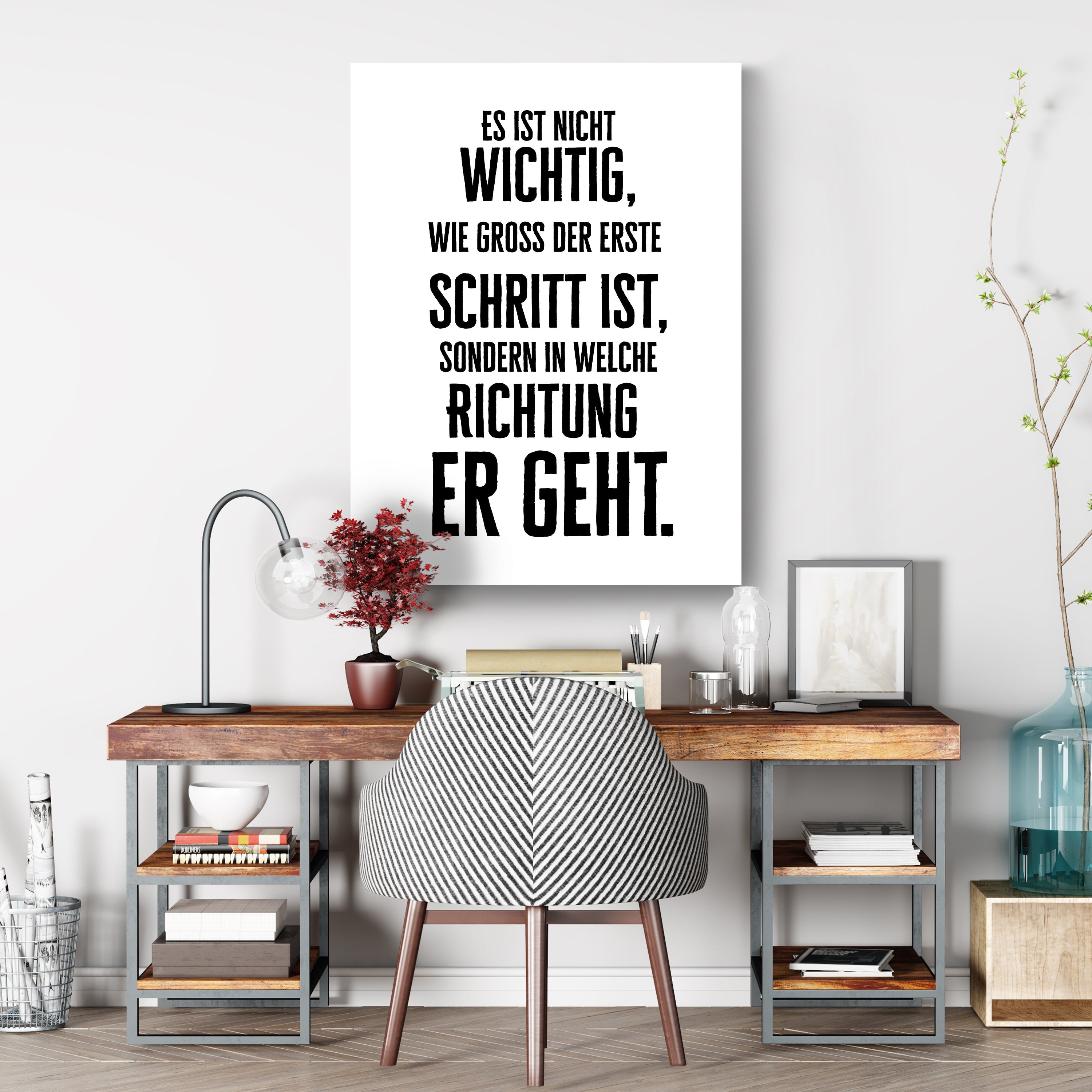 Leinwandbild Motivation, Hochformat, der erste Schritt 2 M0121 kaufen - Bild 3 Leinwandbild Motivation, Hochformat, der erste Schritt 2 M0121 kaufen - Bild 3