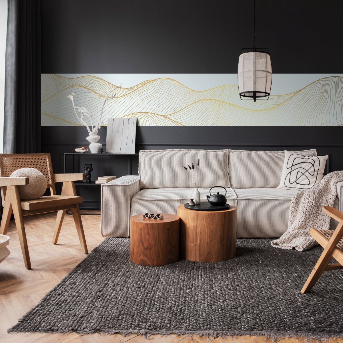 Panorama-Fototapete Goldene Wellen M0121 - Bild 2 Panorama-Fototapete Goldene Wellen M0121 - Bild 2