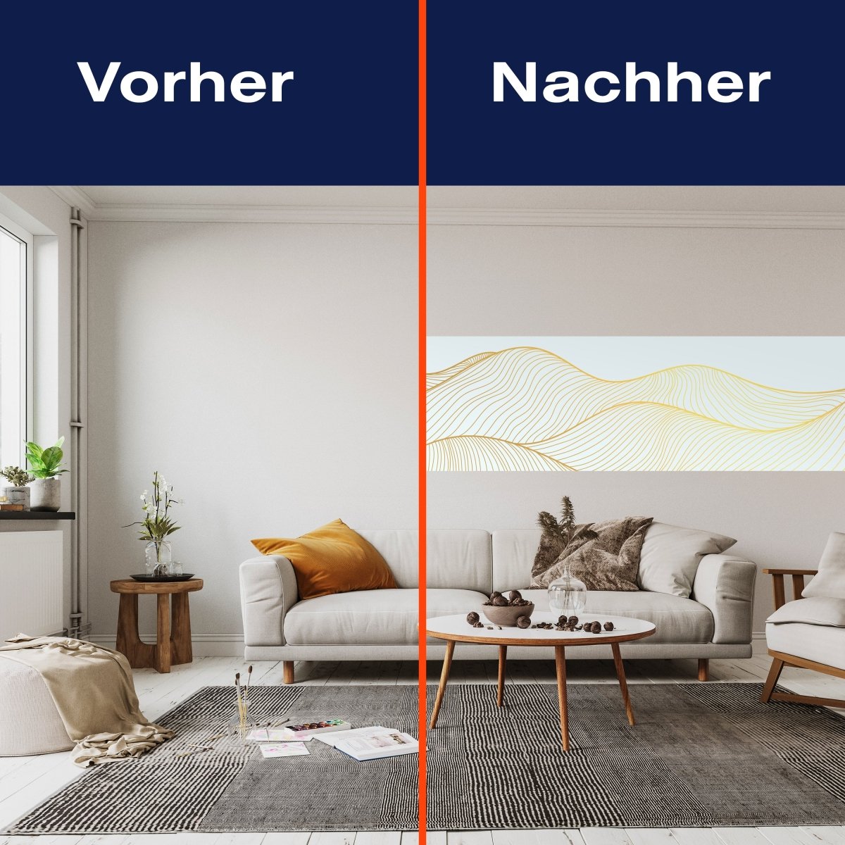 Panorama-Fototapete Goldene Wellen M0121 - Bild 3 Panorama-Fototapete Goldene Wellen M0121 - Bild 3