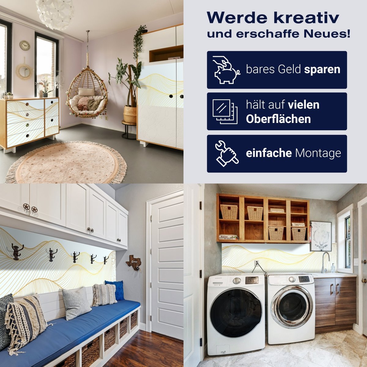 Panorama-Fototapete Goldene Wellen M0121 - Bild 7 Panorama-Fototapete Goldene Wellen M0121 - Bild 7