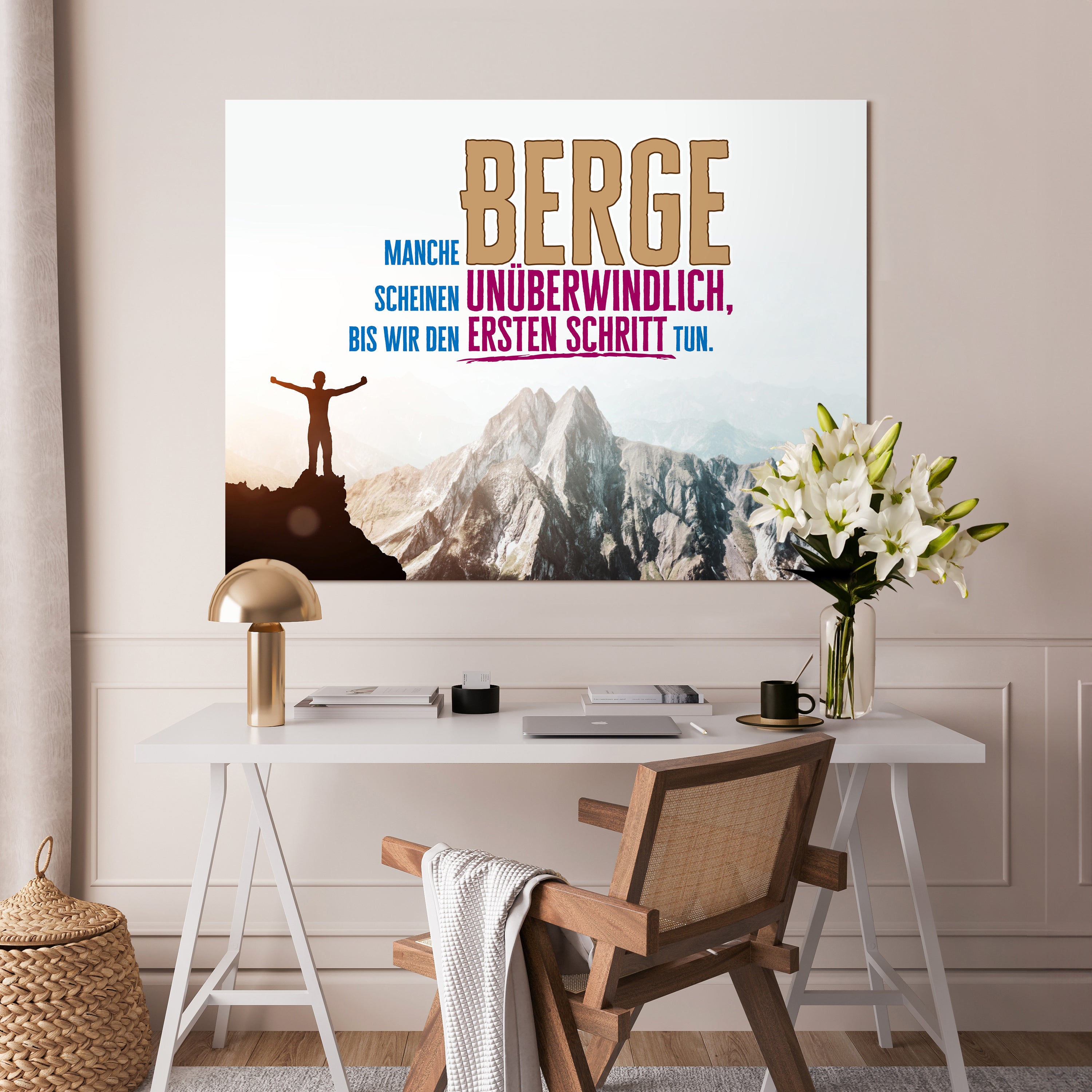 Leinwandbild Motivation, Querformat, der erste Schritt 5 M0126 kaufen - Bild 2 Leinwandbild Motivation, Querformat, der erste Schritt 5 M0126 kaufen - Bild 2