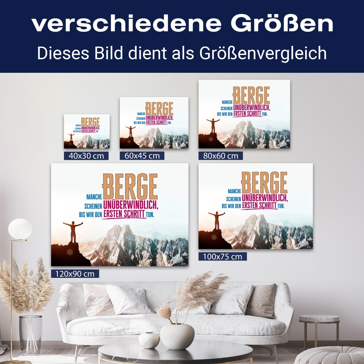 Leinwandbild Motivation, Querformat, der erste Schritt 5 M0126 kaufen - Bild 8 Leinwandbild Motivation, Querformat, der erste Schritt 5 M0126 kaufen - Bild 8