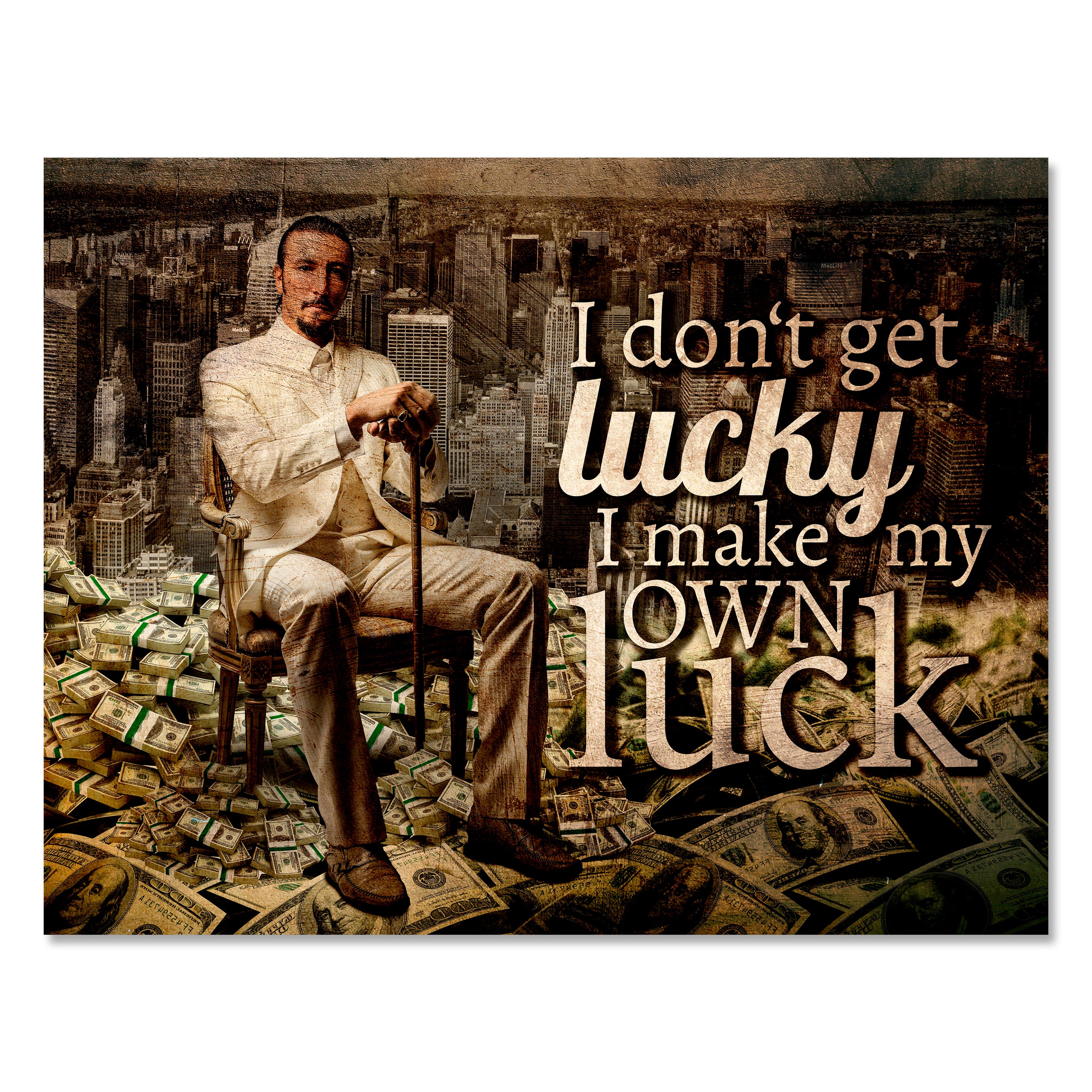 Leinwandbild Motivation, Querformat, eigenes Glück M0127 kaufen - Bild 1 Leinwandbild Motivation, Querformat, eigenes Glück M0127 kaufen - Bild 1