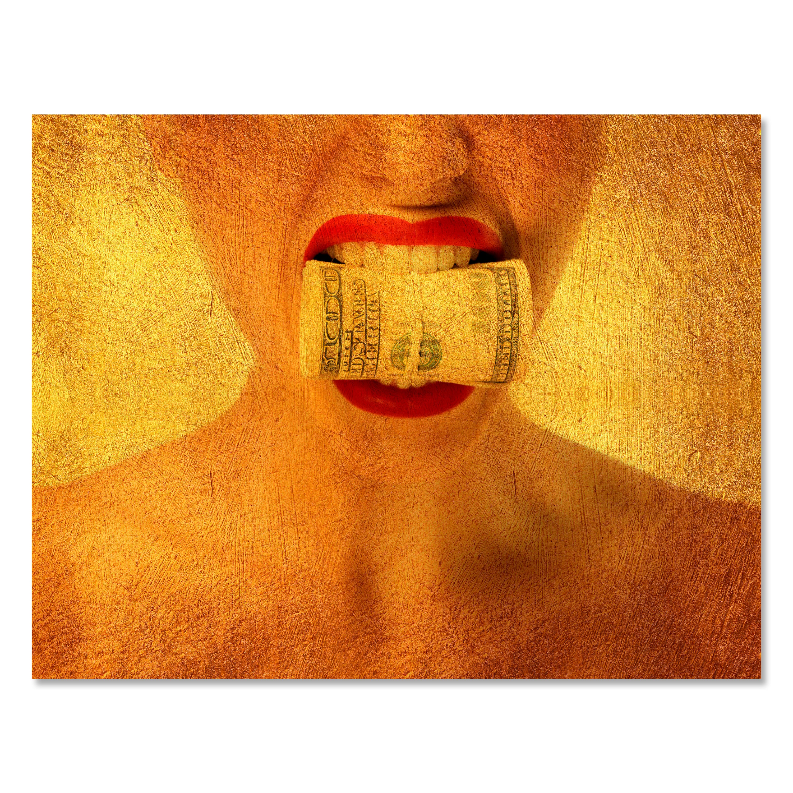 Leinwandbild Motivation, Querformat, Frau Geld Gold M0130 kaufen - Bild 1 Leinwandbild Motivation, Querformat, Frau Geld Gold M0130 kaufen - Bild 1