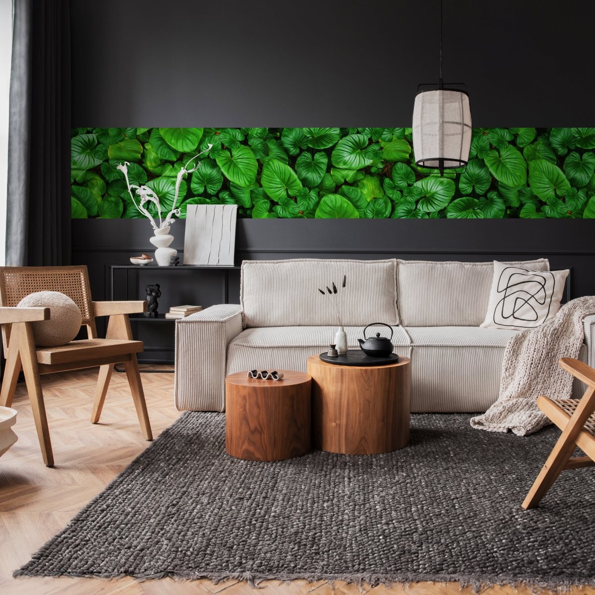 Panorama-Fototapete Grüne Blätter M0130 - Bild 2 Panorama-Fototapete Grüne Blätter M0130 - Bild 2