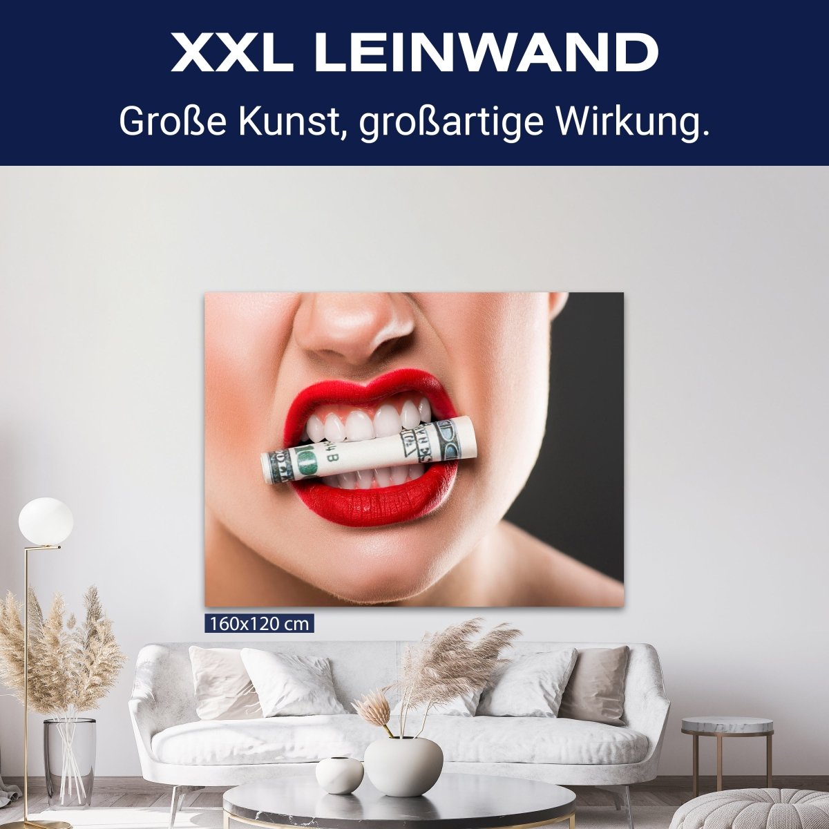 Leinwandbild Motivation, Querformat, Frau Geld Biss M0131 kaufen - Bild 9 Leinwandbild Motivation, Querformat, Frau Geld Biss M0131 kaufen - Bild 9