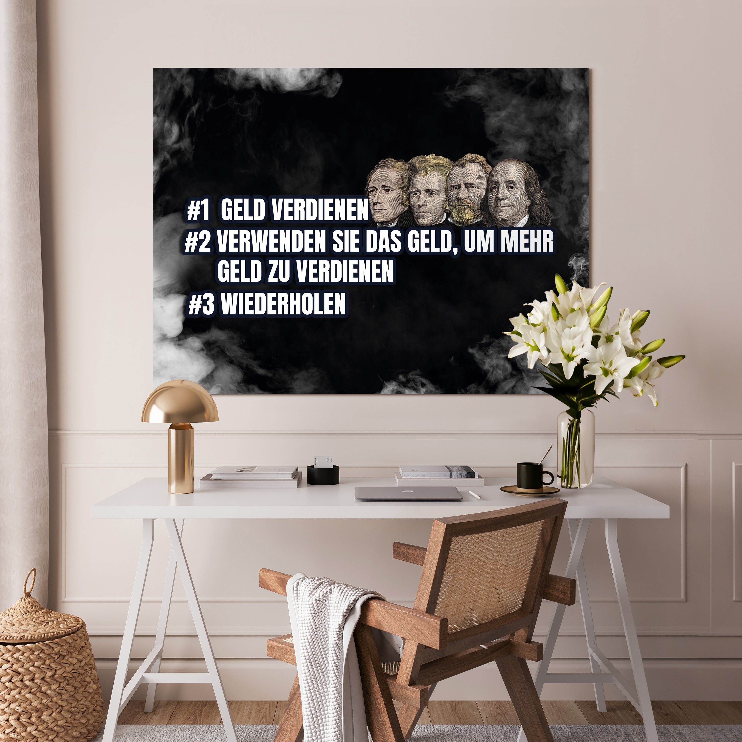 Leinwandbild Motivation, Querformat, Geld verdienen M0132 kaufen - Bild 2 Leinwandbild Motivation, Querformat, Geld verdienen M0132 kaufen - Bild 2