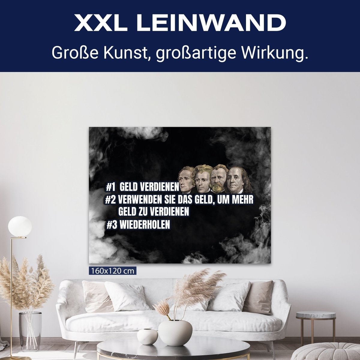 Leinwandbild Motivation, Querformat, Geld verdienen M0132 kaufen - Bild 9 Leinwandbild Motivation, Querformat, Geld verdienen M0132 kaufen - Bild 9