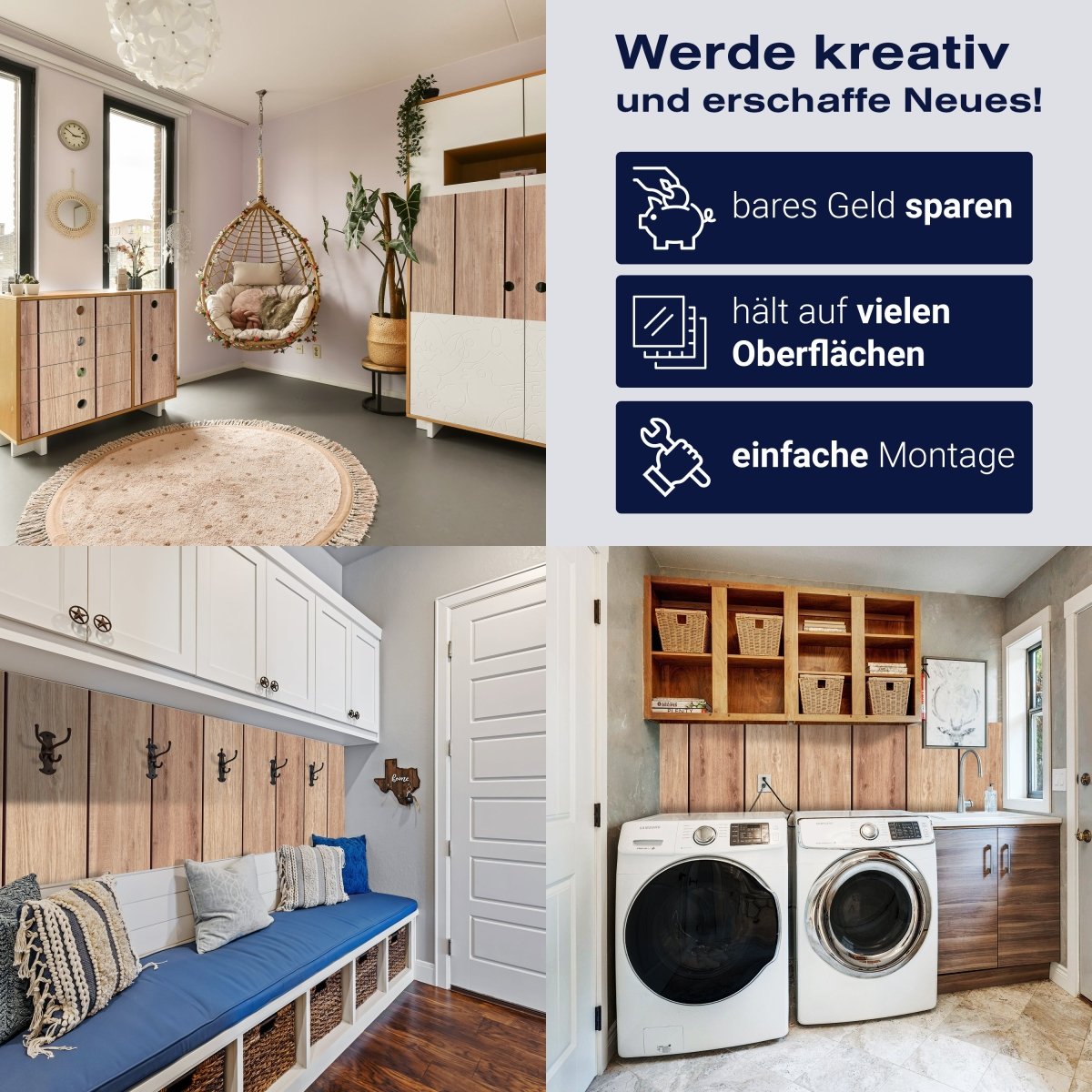 Panorama-Fototapete Holz Textur M0132 - Bild 7 Panorama-Fototapete Holz Textur M0132 - Bild 7