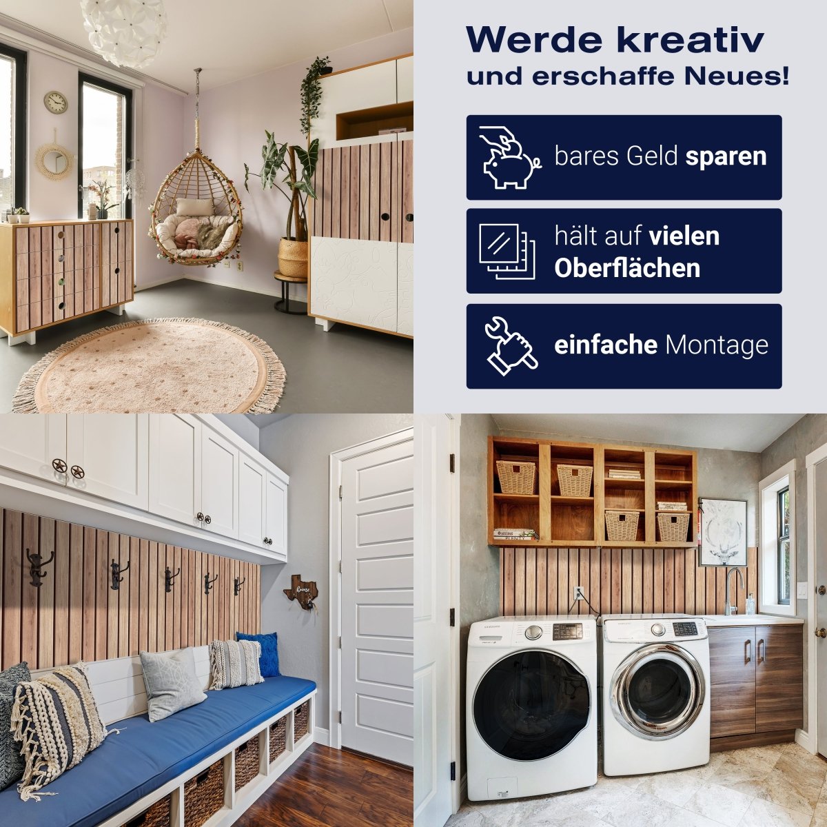 Panorama-Fototapete Holz Textur M0134 - Bild 7 Panorama-Fototapete Holz Textur M0134 - Bild 7