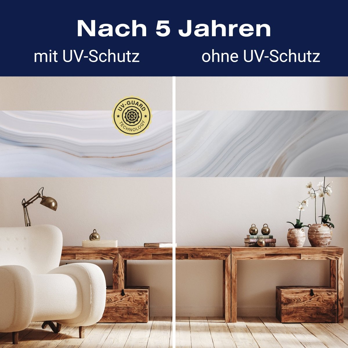 Panorama-Fototapete Grauer Marmor M0137 - Bild 9 Panorama-Fototapete Grauer Marmor M0137 - Bild 9