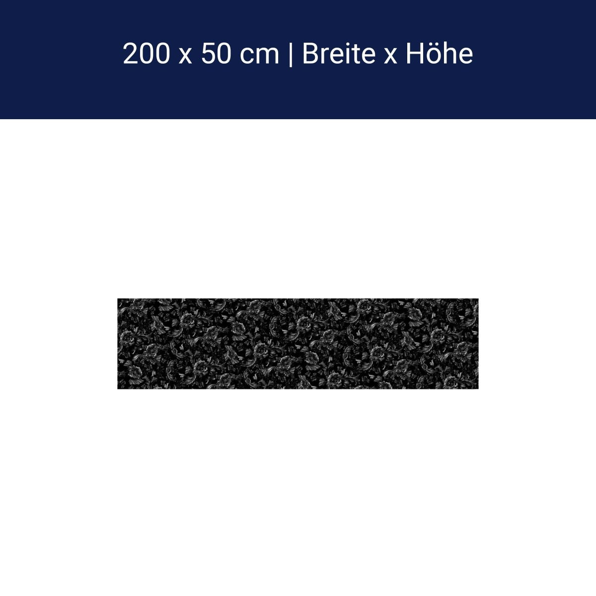 Panorama-Fototapete Blumen Ornamente M0139 Panorama-Fototapete Blumen Ornamente M0139