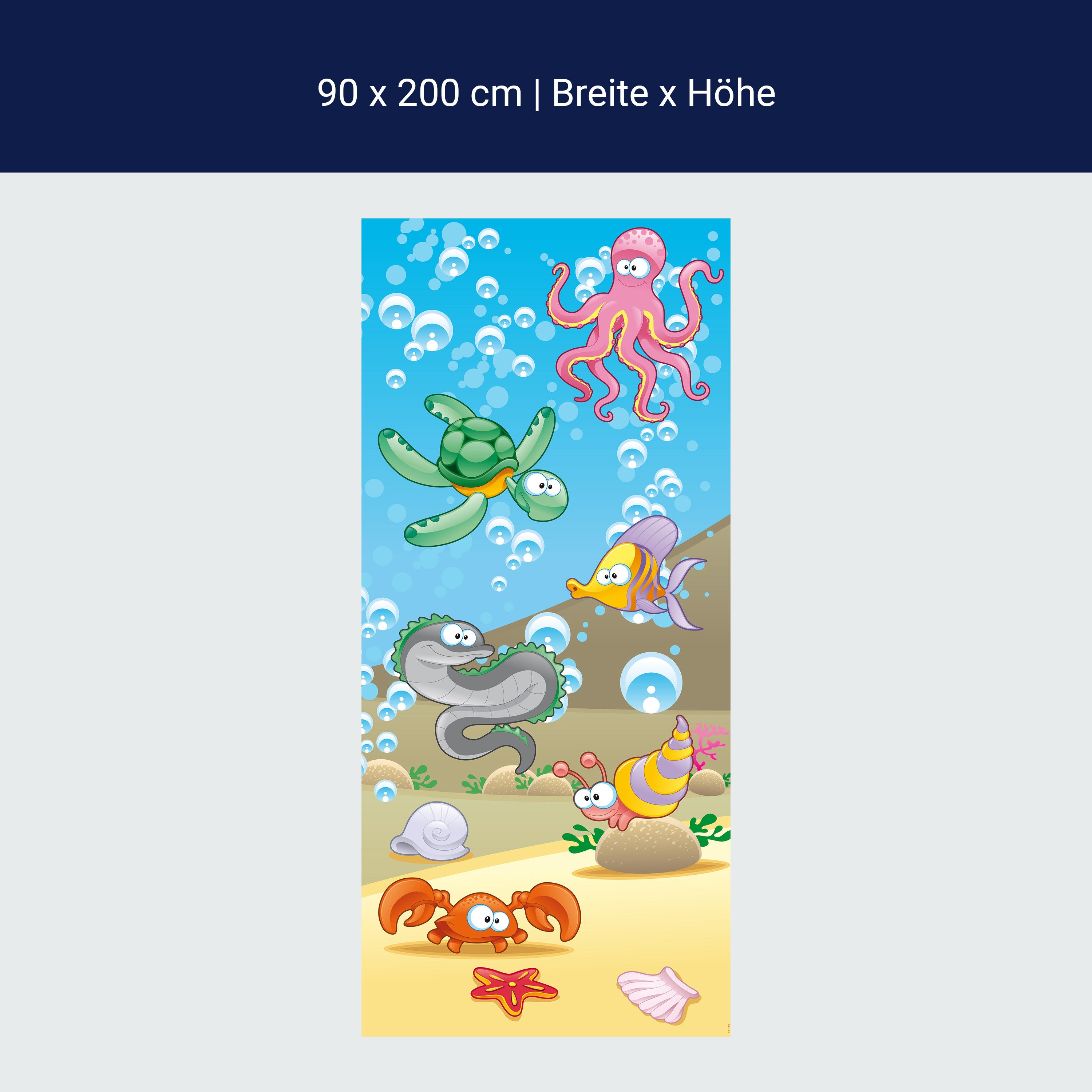 Türtapete Unterwassertiere Kinder M0176 Türtapete Unterwassertiere Kinder M0176