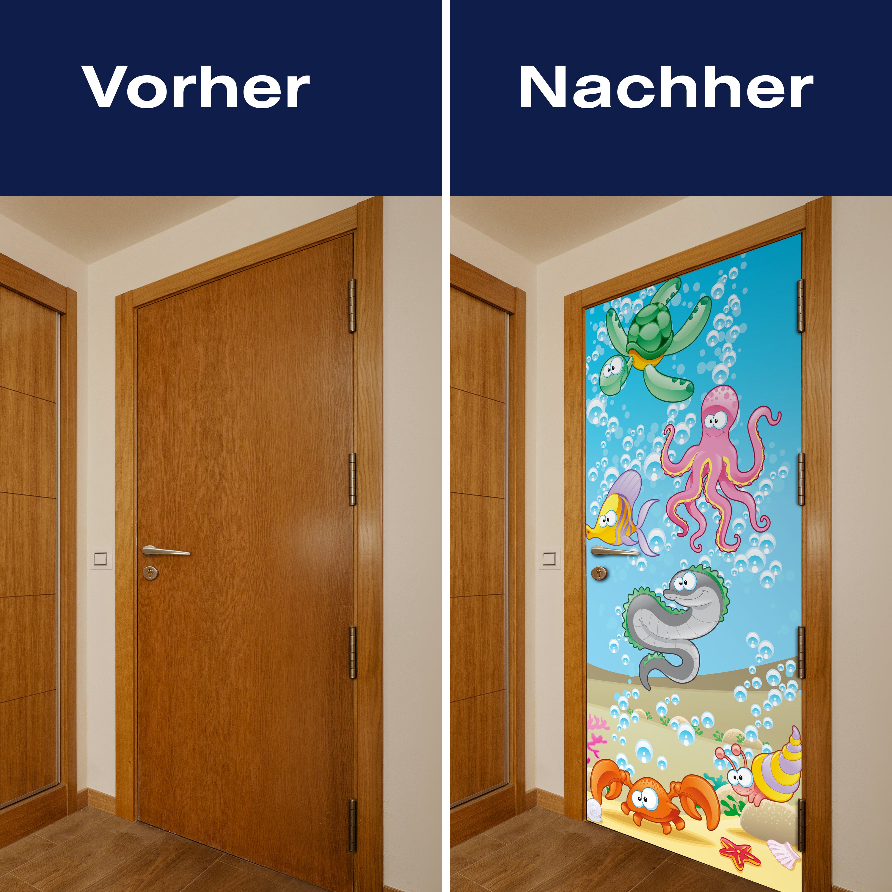 Türtapete Unterwassertiere Kinder M0176 - Bild 10 Türtapete Unterwassertiere Kinder M0176 - Bild 10