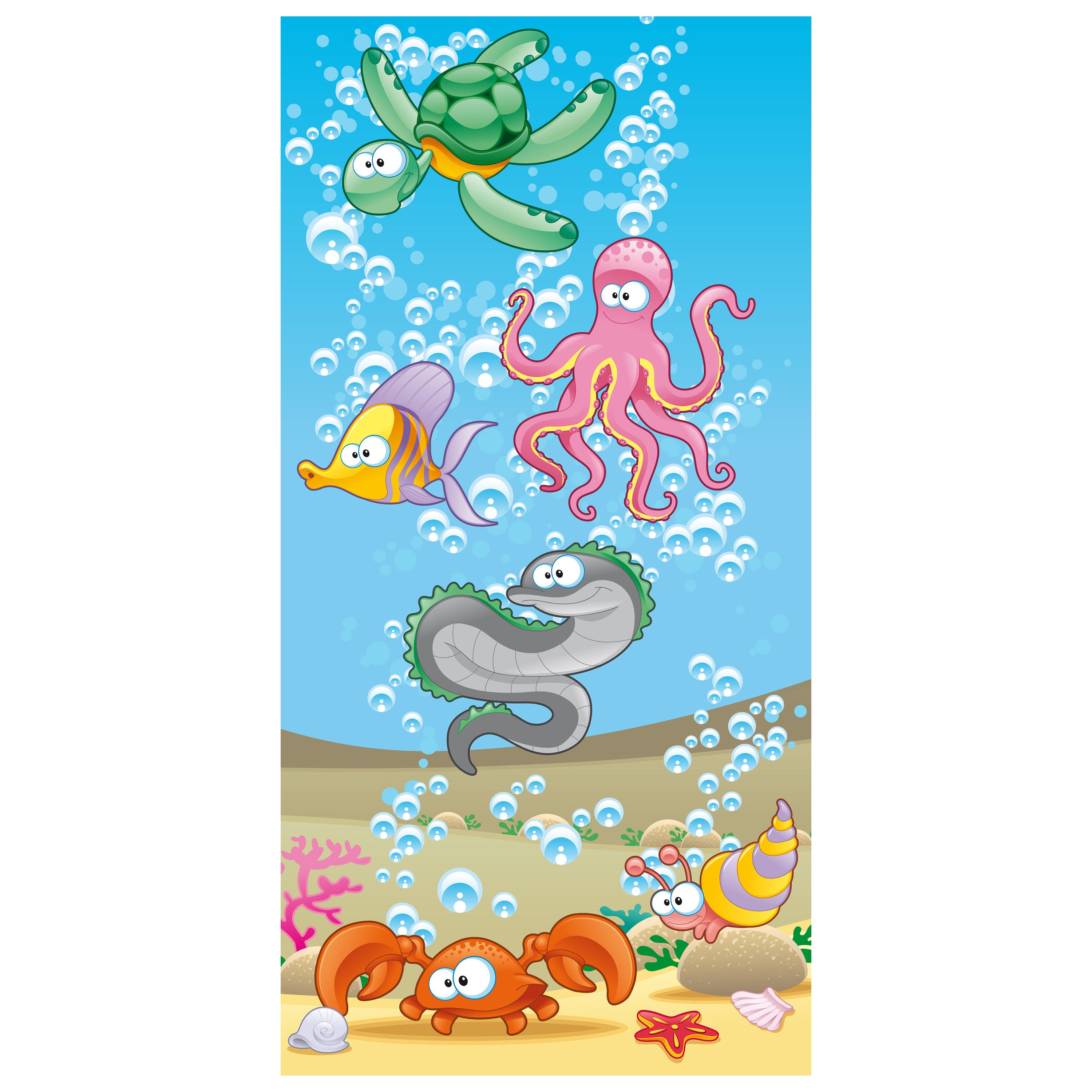 Türtapete Unterwassertiere Kinder M0176 - Bild 2 Türtapete Unterwassertiere Kinder M0176 - Bild 2