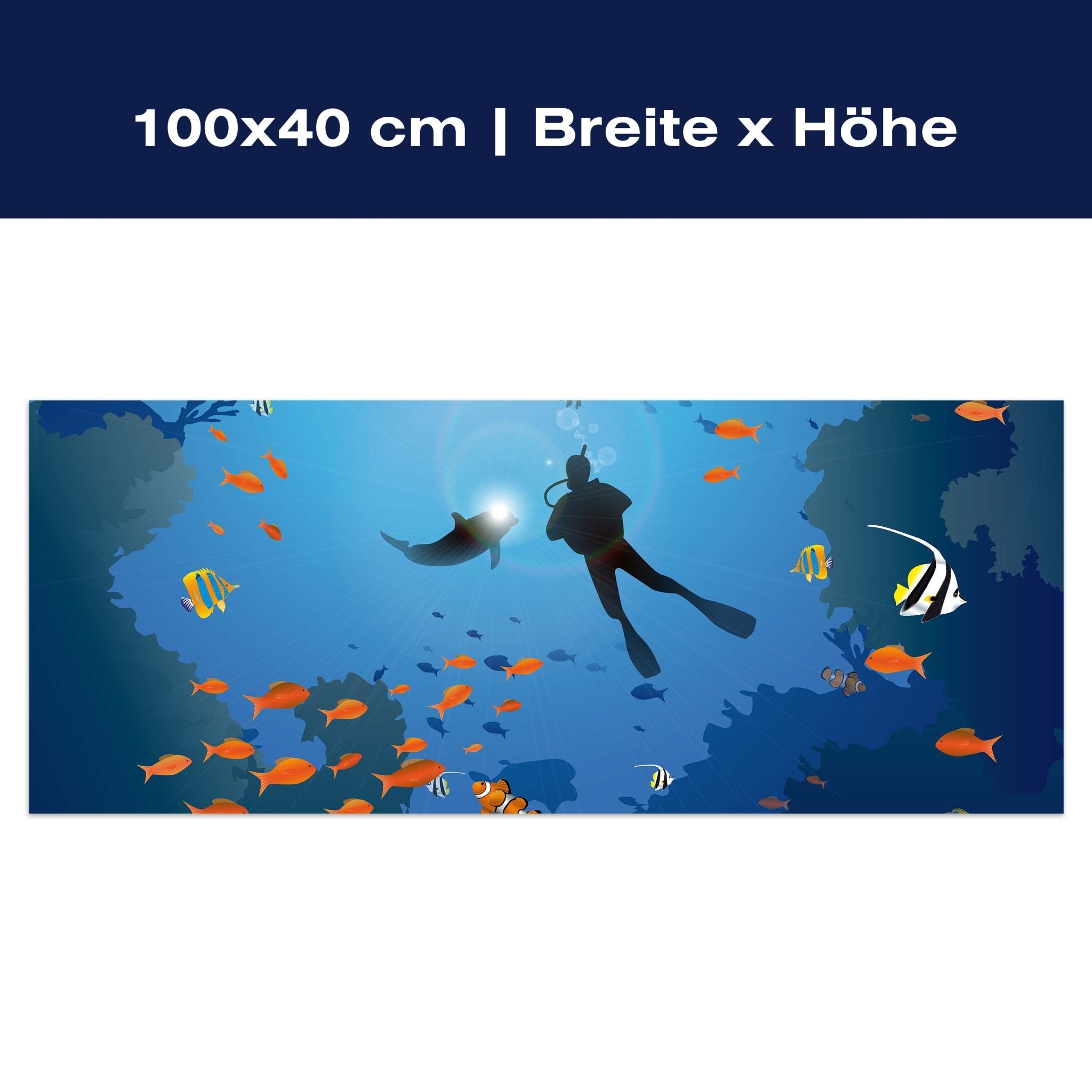 Leinwandbild Riff Meer M0182 Leinwandbild Riff Meer M0182