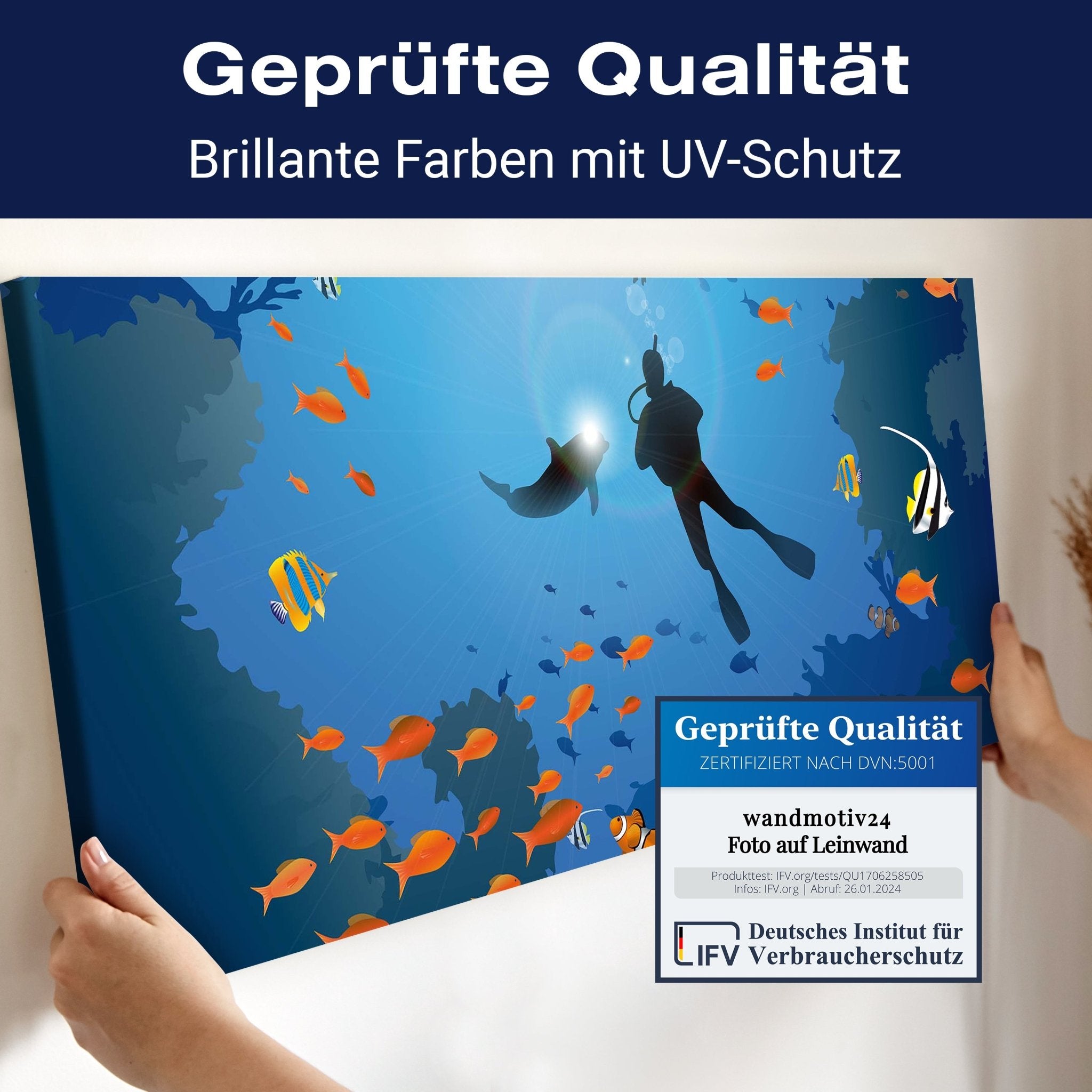 Leinwandbild Riff Meer M0182 kaufen - Bild 4 Leinwandbild Riff Meer M0182 kaufen - Bild 4