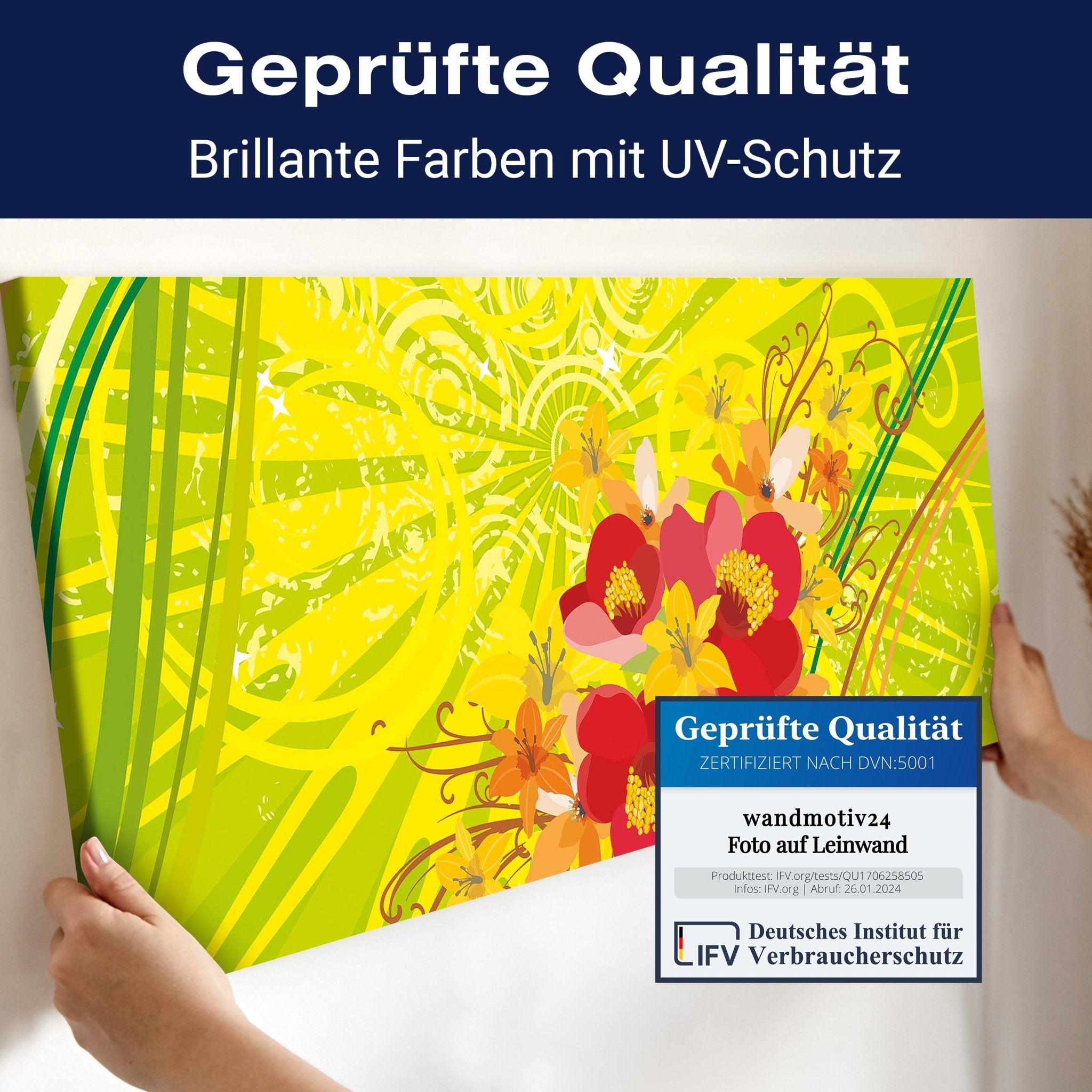 Leinwandbild Sara Floral M0184 kaufen - Bild 4 Leinwandbild Sara Floral M0184 kaufen - Bild 4