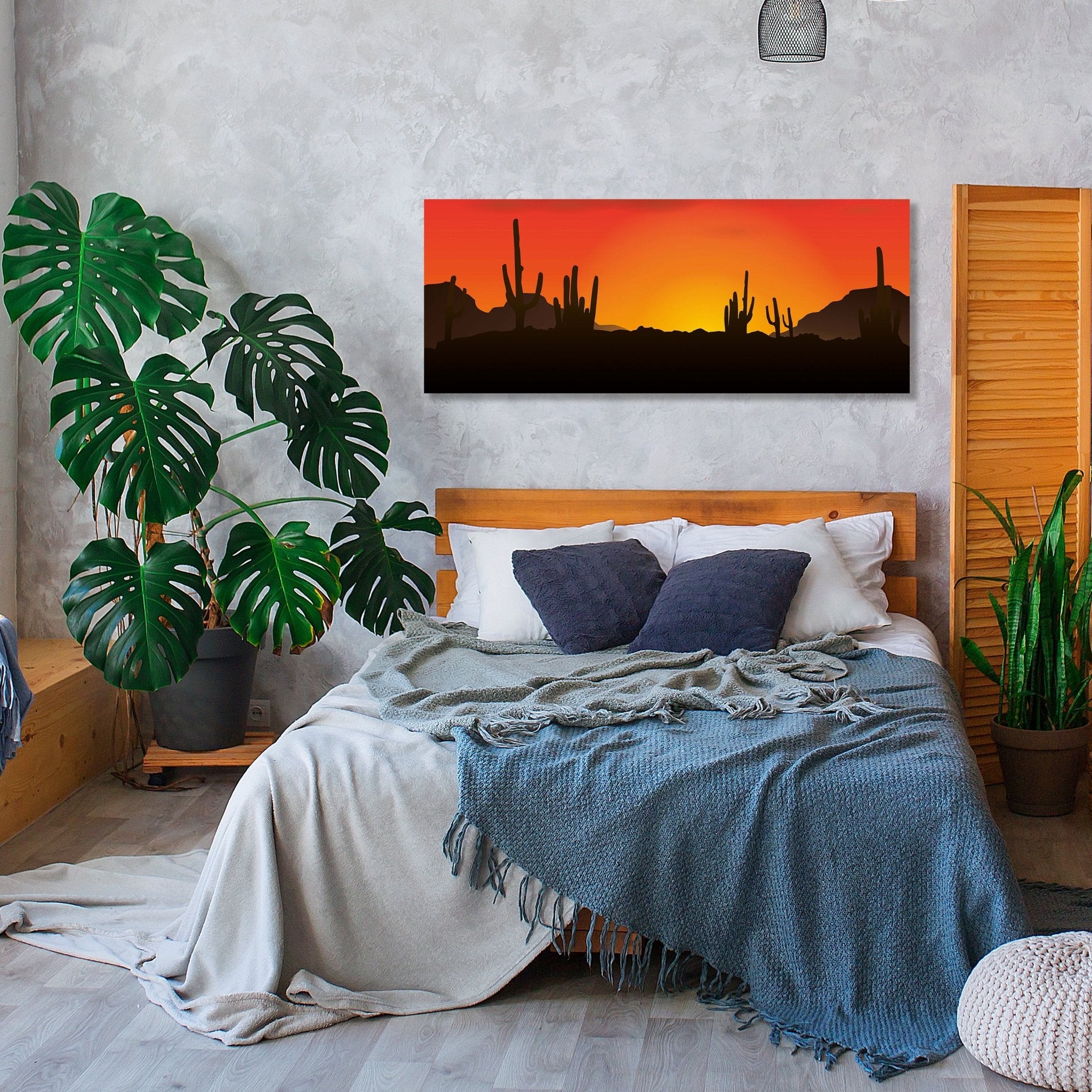 Leinwandbild Amerikanische Wüste Floral M0191 kaufen - Bild 2 Leinwandbild Amerikanische Wüste Floral M0191 kaufen - Bild 2