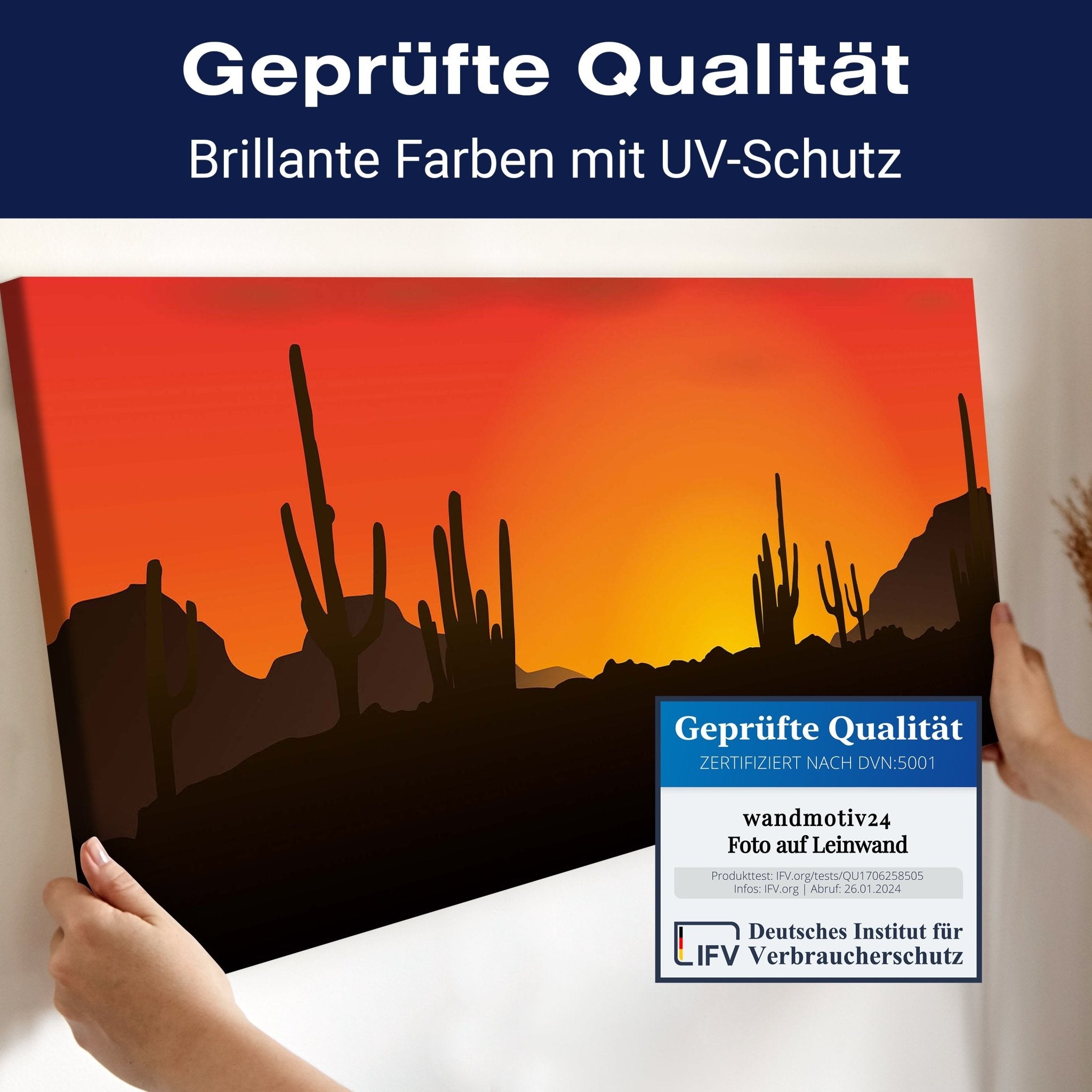 Leinwandbild Amerikanische Wüste Floral M0191 kaufen - Bild 4 Leinwandbild Amerikanische Wüste Floral M0191 kaufen - Bild 4