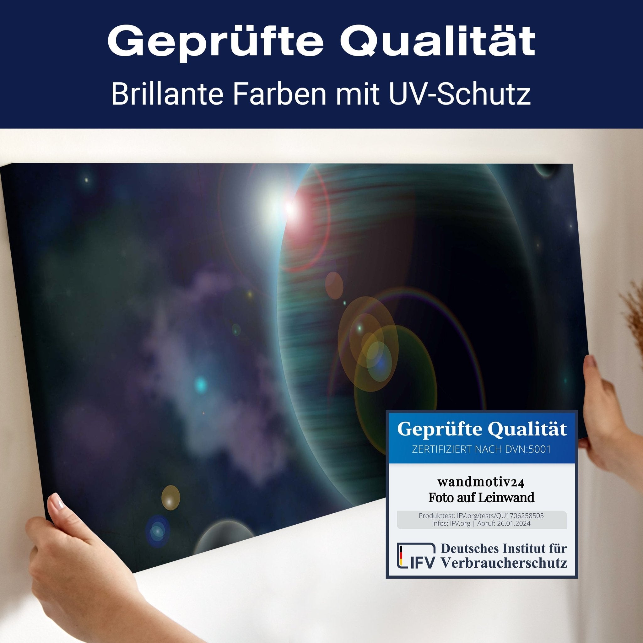 Leinwandbild Planet Space M0197 kaufen - Bild 4 Leinwandbild Planet Space M0197 kaufen - Bild 4