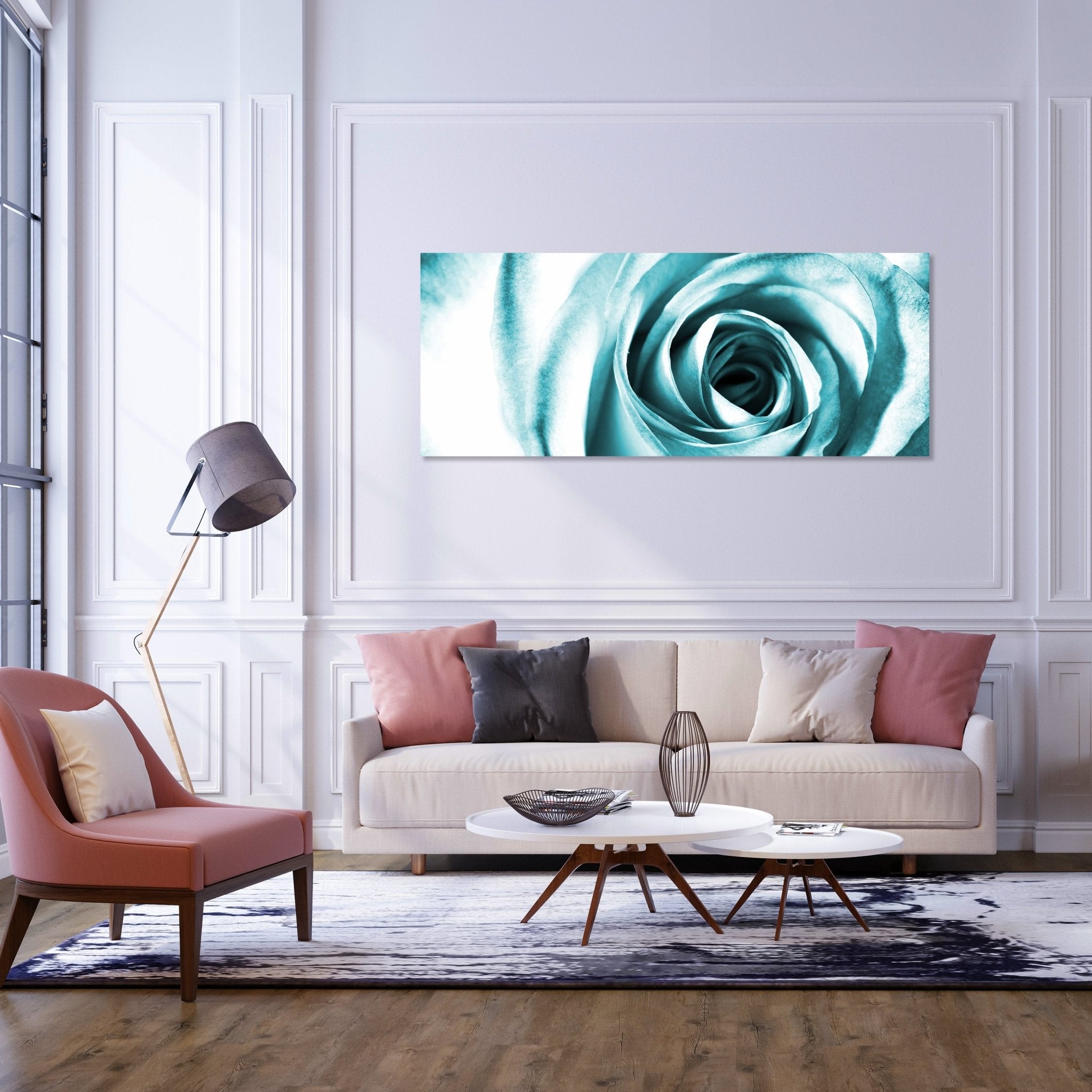 Leinwandbild Blaue Rose Blüte M0227 kaufen - Bild 2 Leinwandbild Blaue Rose Blüte M0227 kaufen - Bild 2