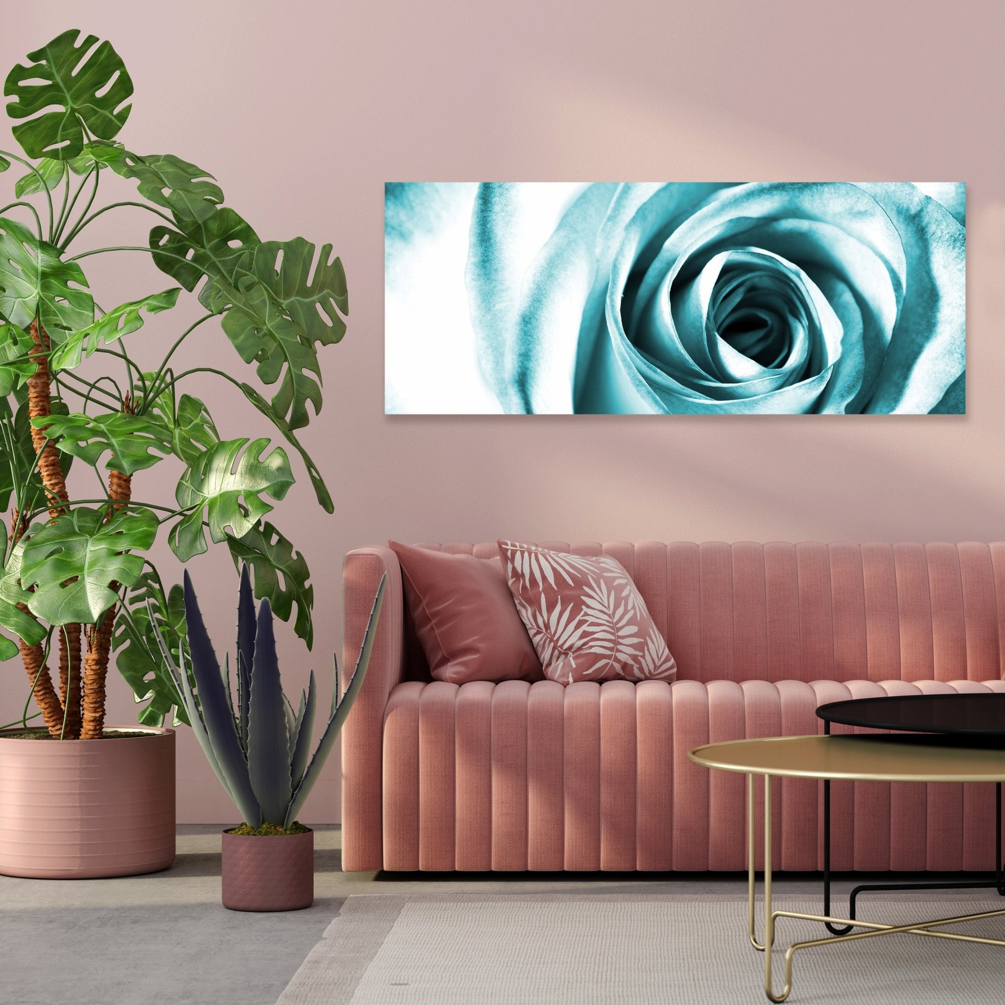 Leinwandbild Blaue Rose Blüte M0227 kaufen - Bild 3 Leinwandbild Blaue Rose Blüte M0227 kaufen - Bild 3