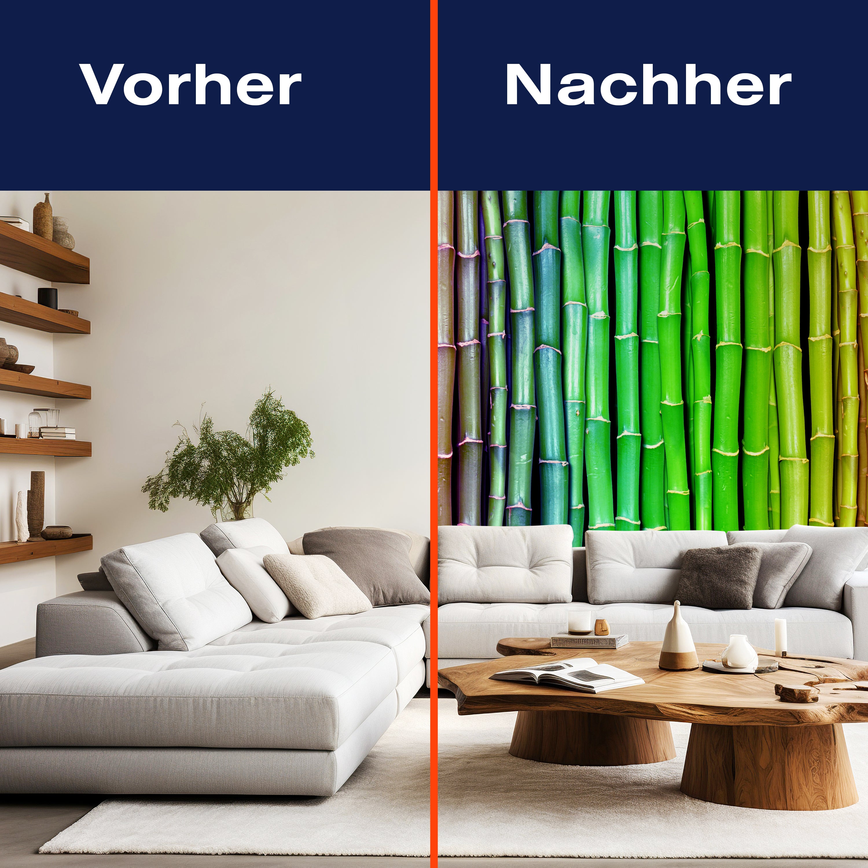 Fototapete Bambus-Regenbogen M0229 - Bild 9 Fototapete Bambus-Regenbogen M0229 - Bild 9