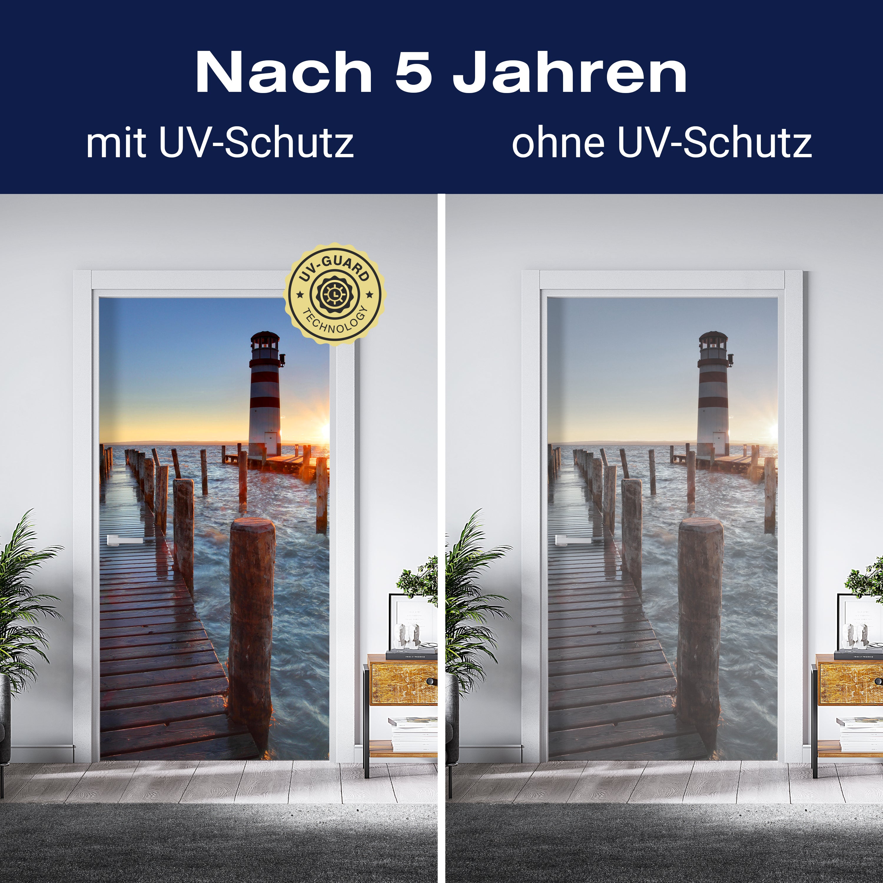 Türtapete Leuchtturm mit Pier M0238 - Bild 4 Türtapete Leuchtturm mit Pier M0238 - Bild 4