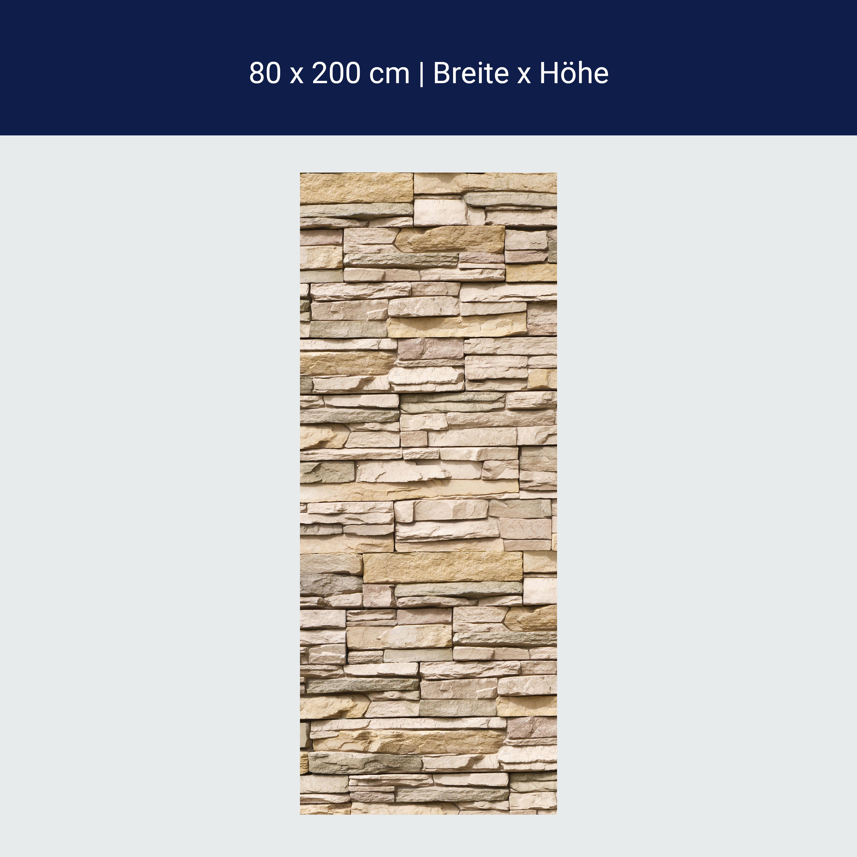 Türtapete Asia Stone Natur M0239 Türtapete Asia Stone Natur M0239