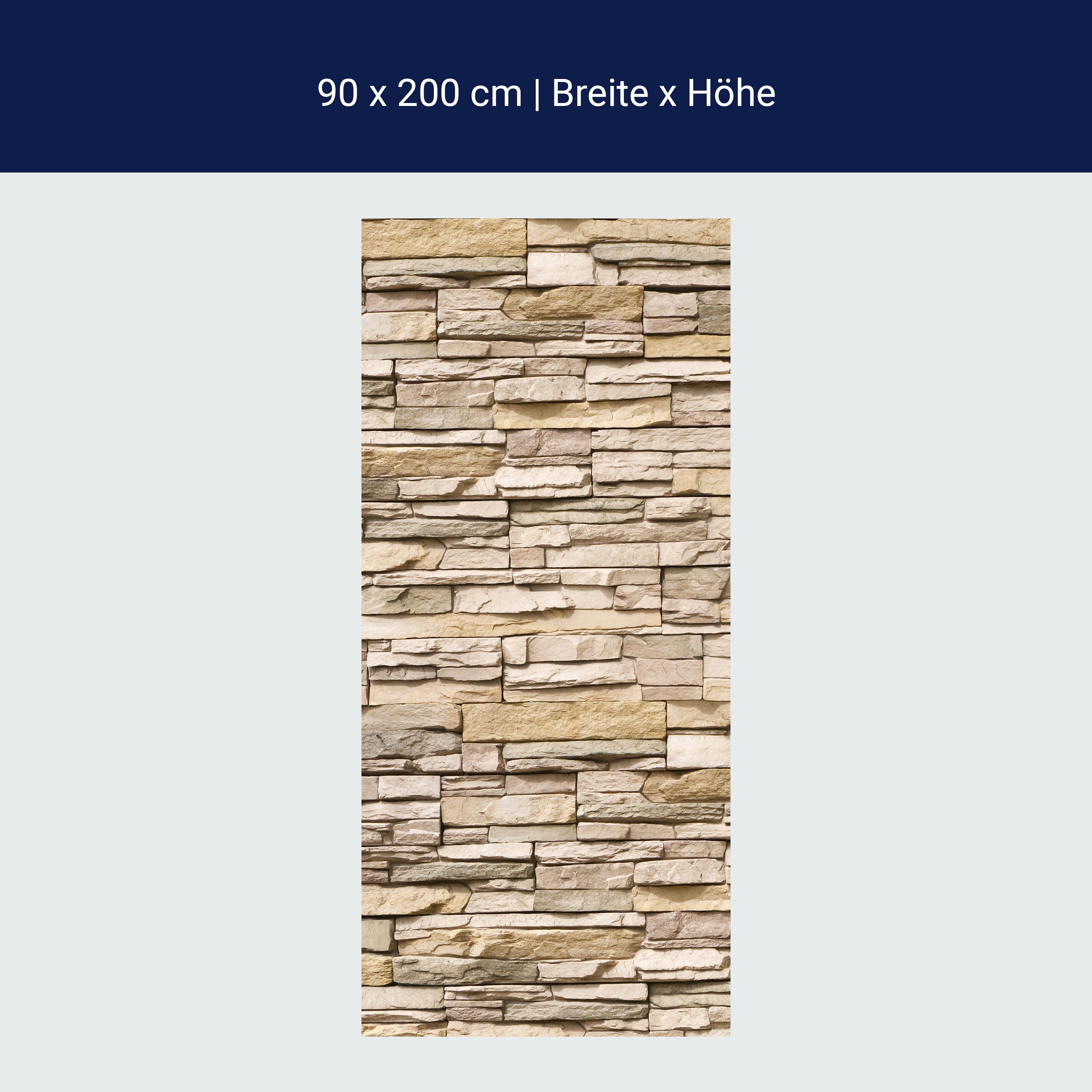 Türtapete Asia Stone Natur M0239 Türtapete Asia Stone Natur M0239