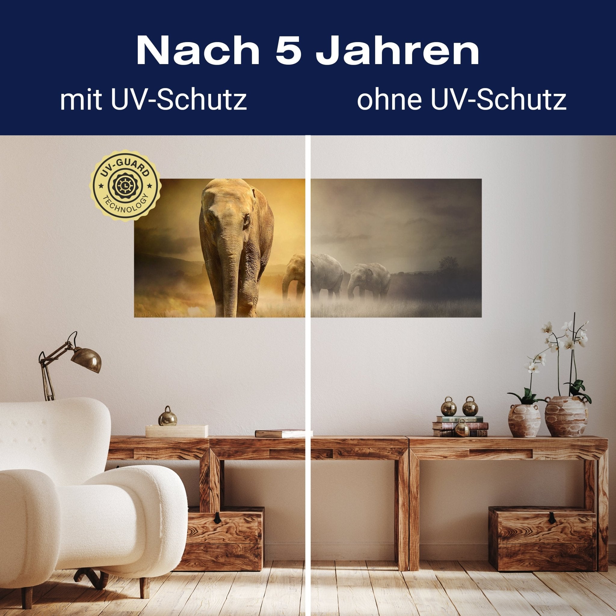 Leinwandbild Steppenelefant Afrika M0246 kaufen - Bild 9 Leinwandbild Steppenelefant Afrika M0246 kaufen - Bild 9