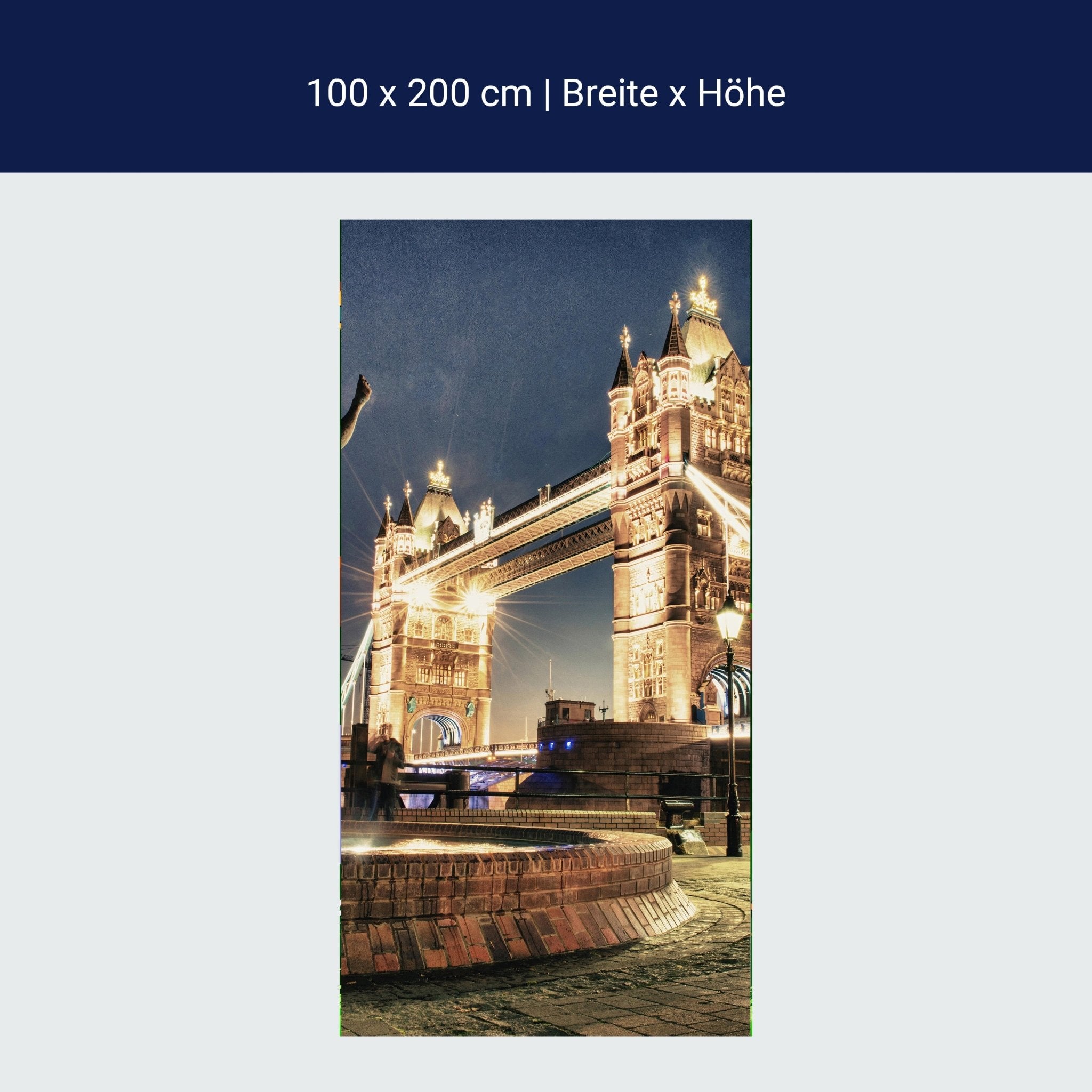 Türtapete London Tower Bridge England M0249 Türtapete London Tower Bridge England M0249