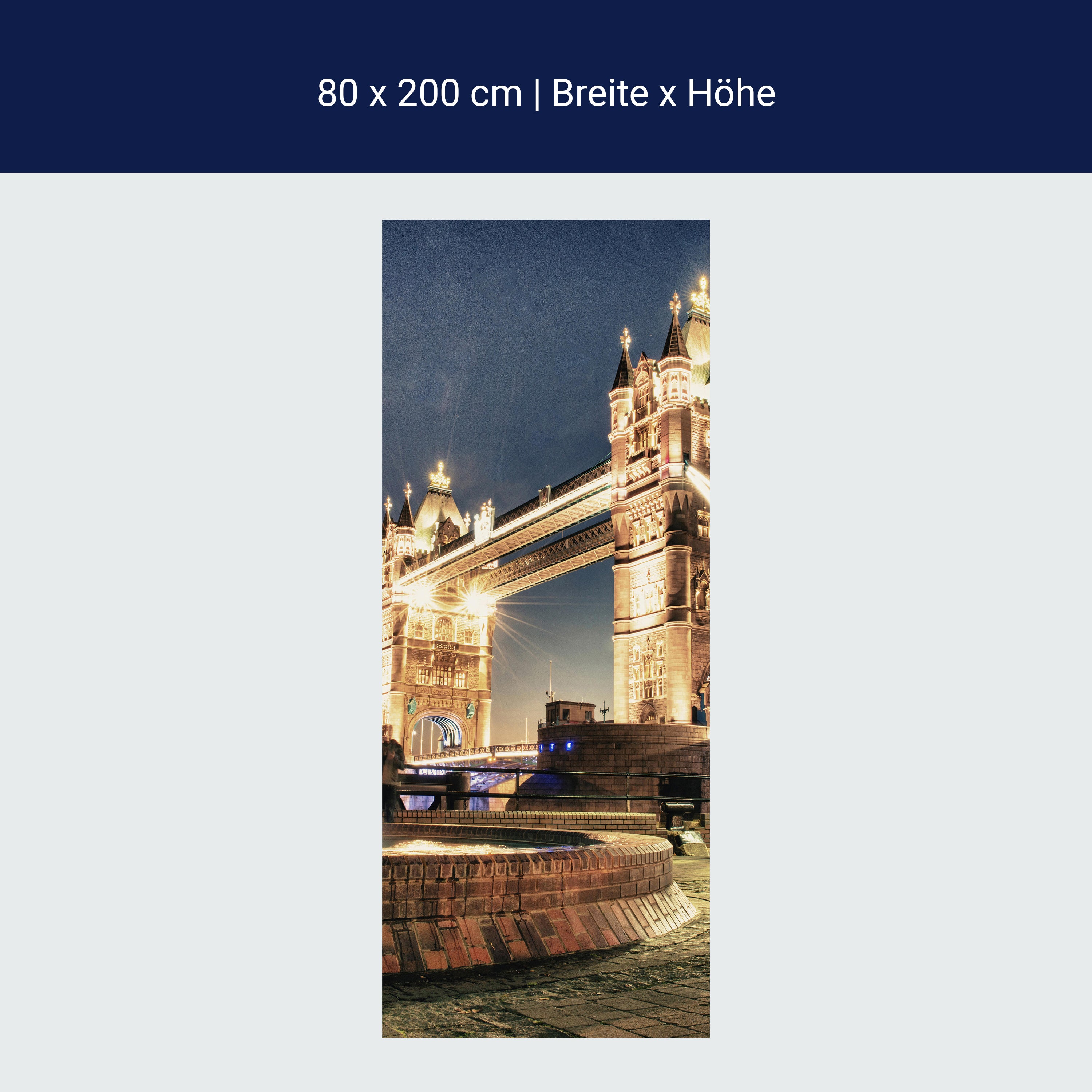 Türtapete London Tower Bridge England M0249 Türtapete London Tower Bridge England M0249