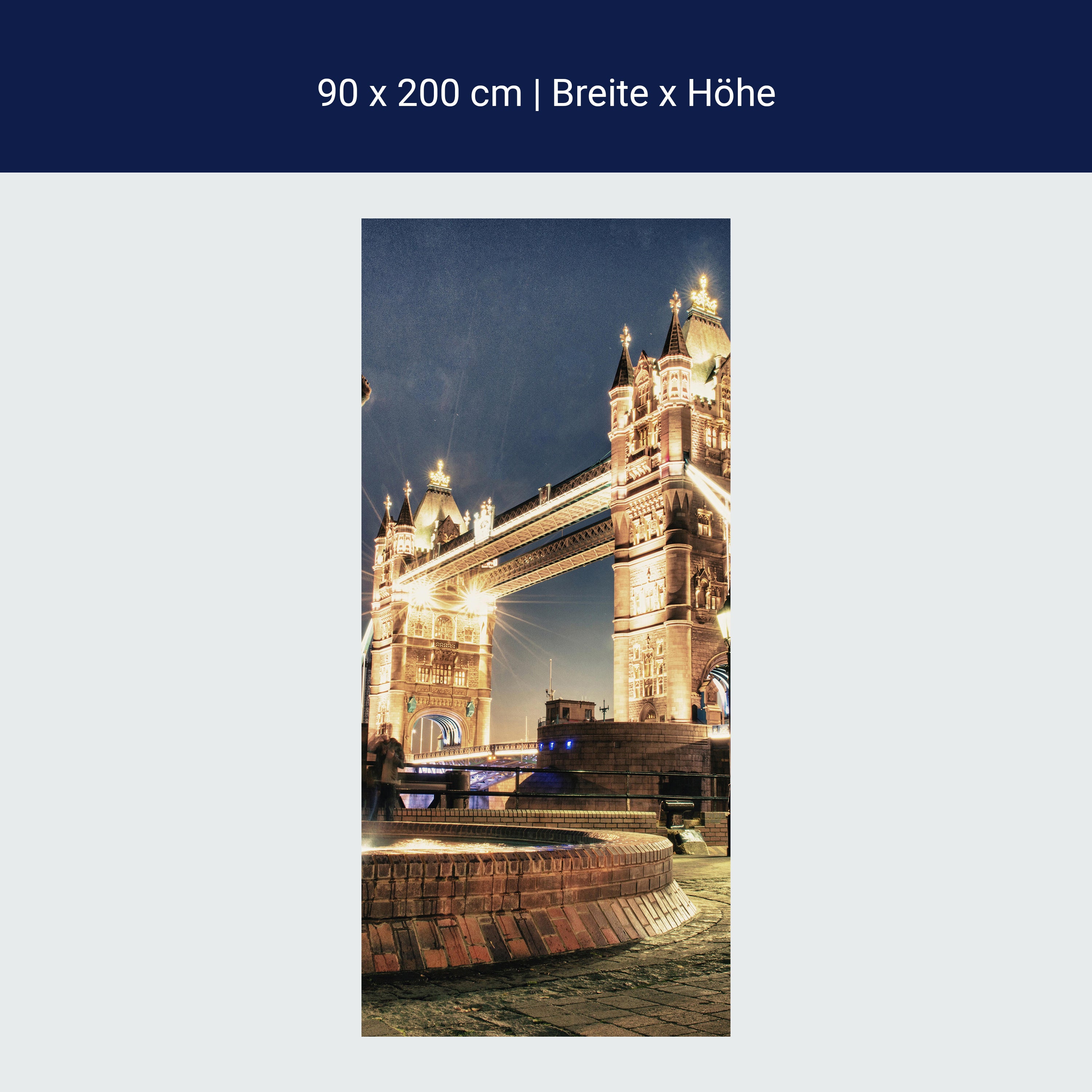 Türtapete London Tower Bridge England M0249 Türtapete London Tower Bridge England M0249