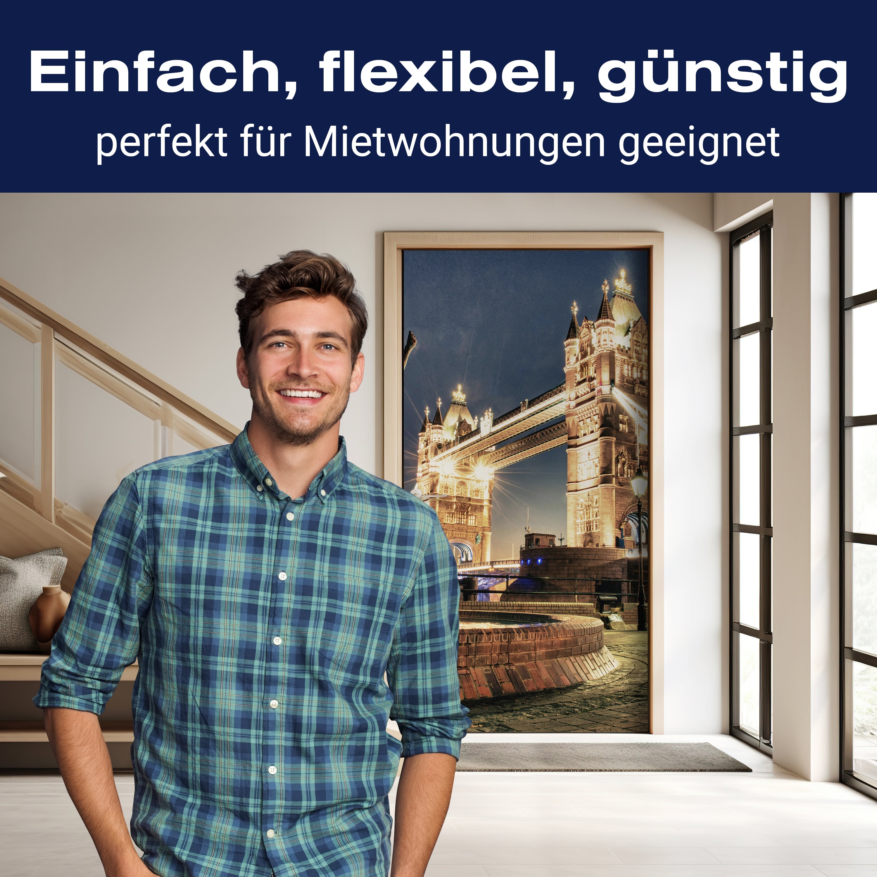 Türtapete London Tower Bridge England M0249 - Bild 3 Türtapete London Tower Bridge England M0249 - Bild 3