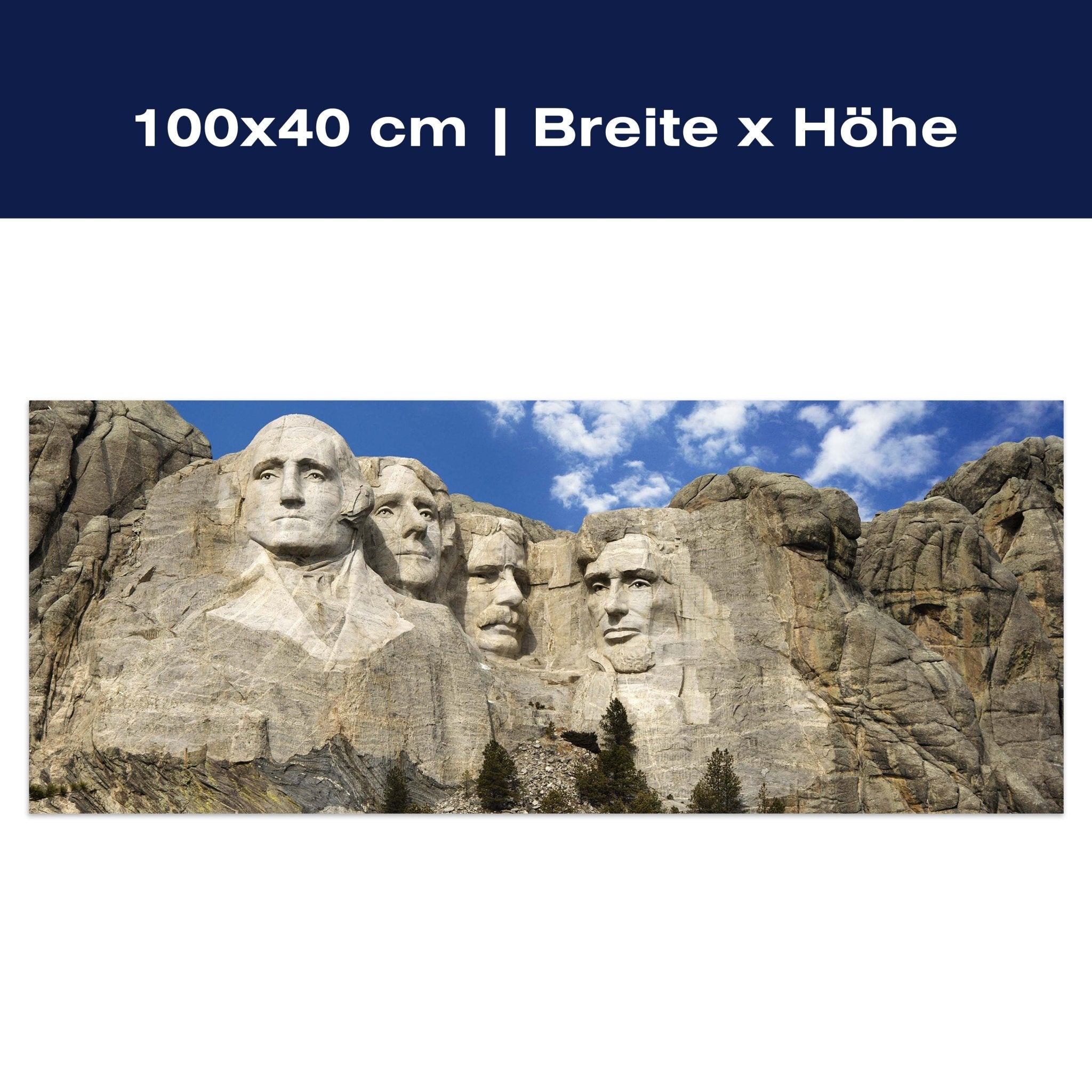 Leinwandbild Mount Rushmore Amerika M0250 Leinwandbild Mount Rushmore Amerika M0250