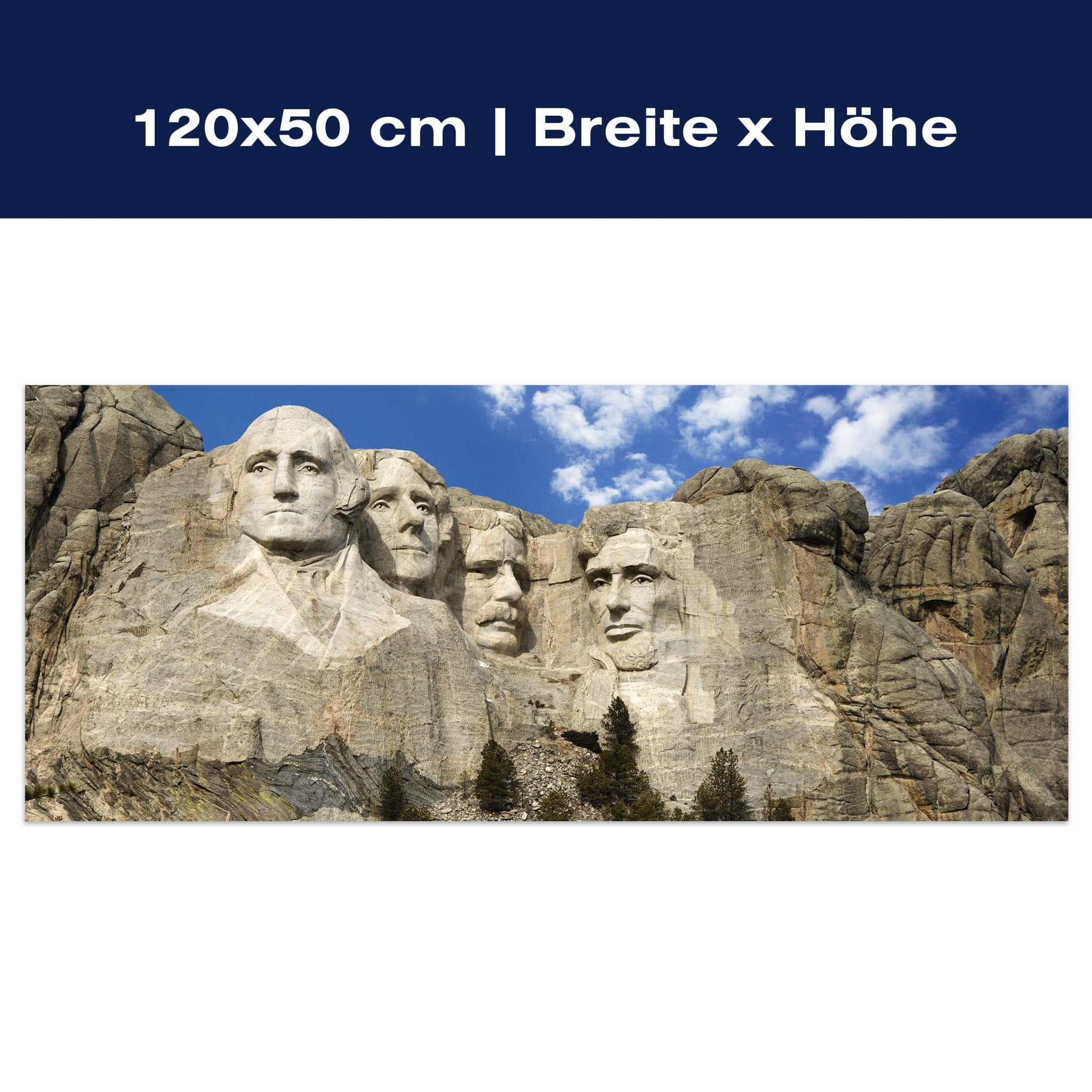 Leinwandbild Mount Rushmore Amerika M0250 Leinwandbild Mount Rushmore Amerika M0250