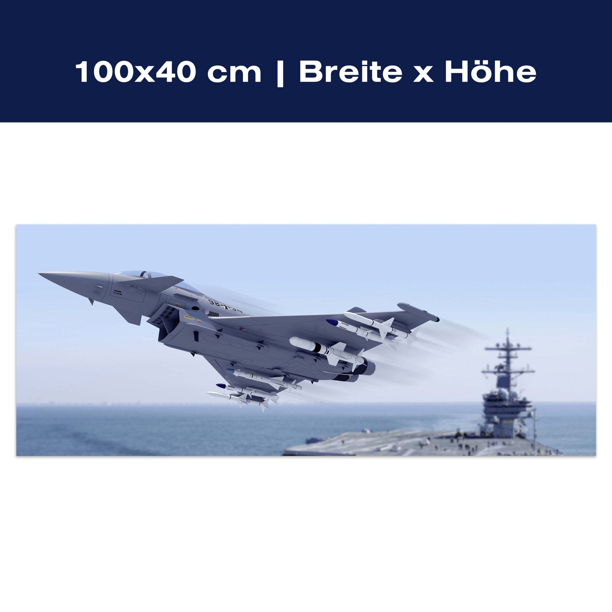 Leinwandbild Startender Jet Armee M0253 Leinwandbild Startender Jet Armee M0253