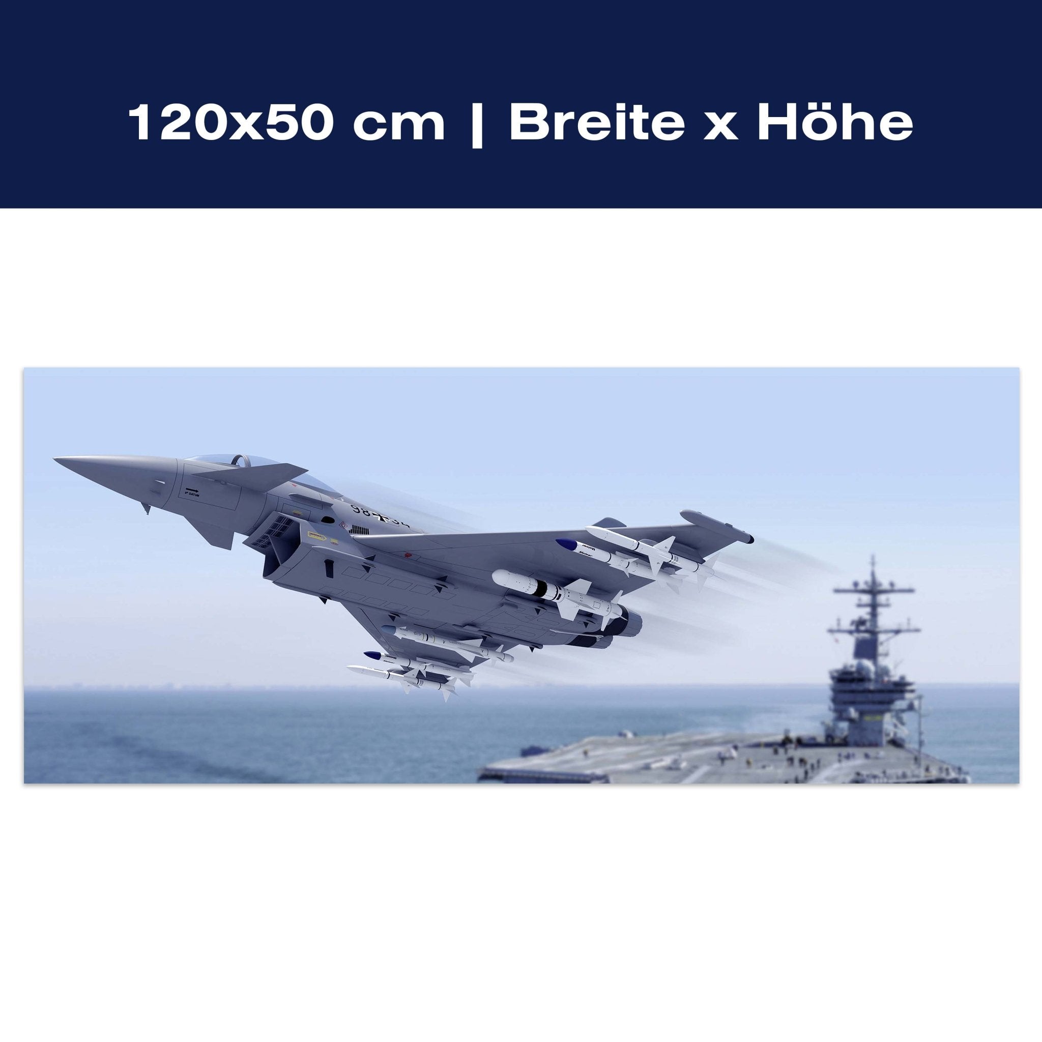 Leinwandbild Startender Jet Armee M0253 Leinwandbild Startender Jet Armee M0253