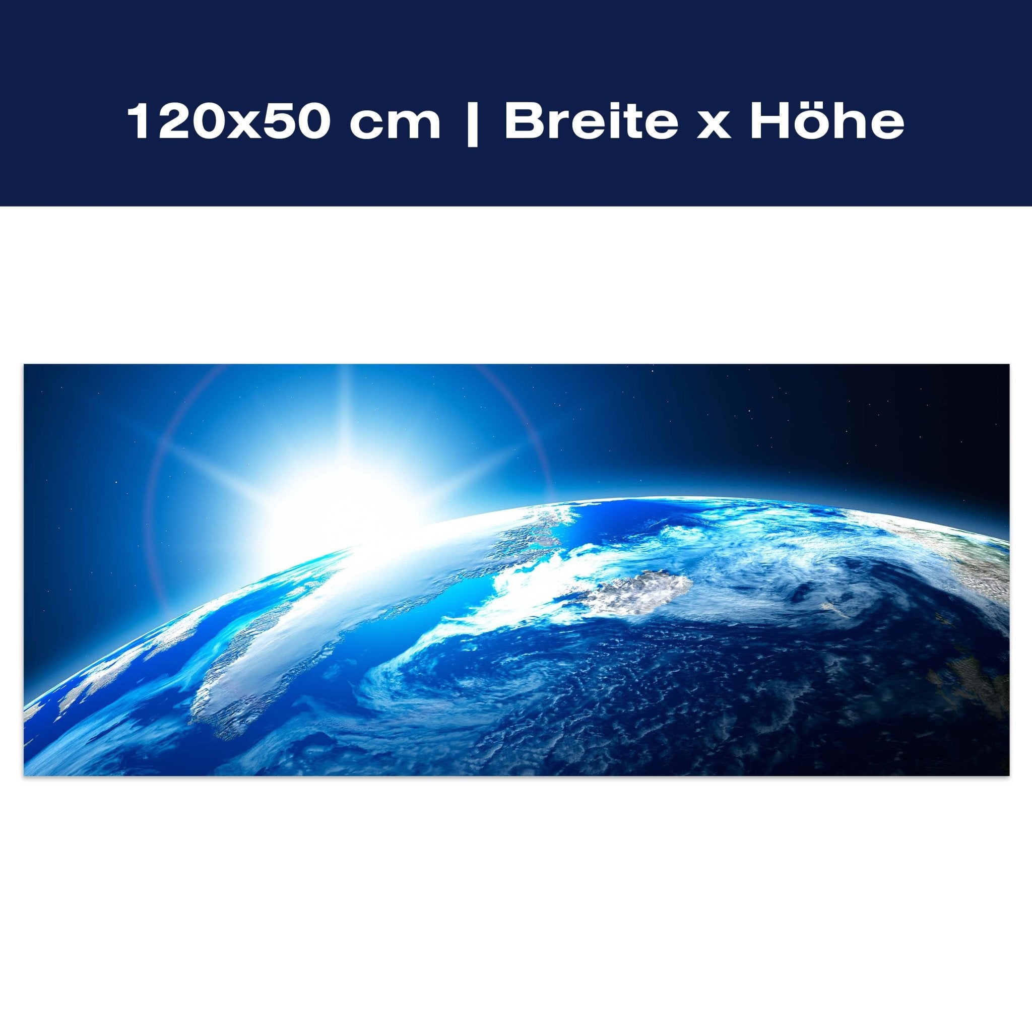 Leinwandbild Sunrise Earth Space M0255 Leinwandbild Sunrise Earth Space M0255