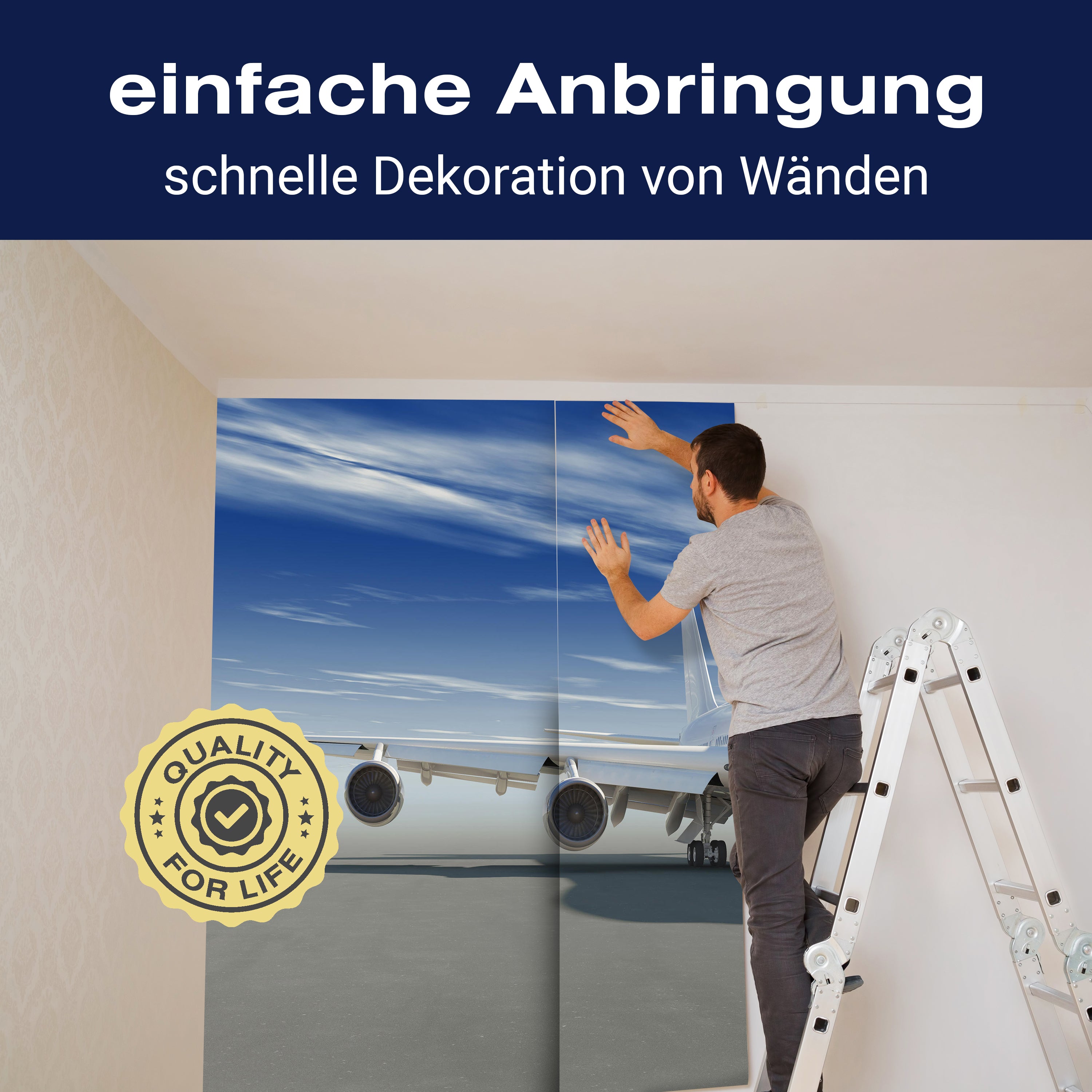 Fototapete Flugzeug M0259 - Bild 3 Fototapete Flugzeug M0259 - Bild 3